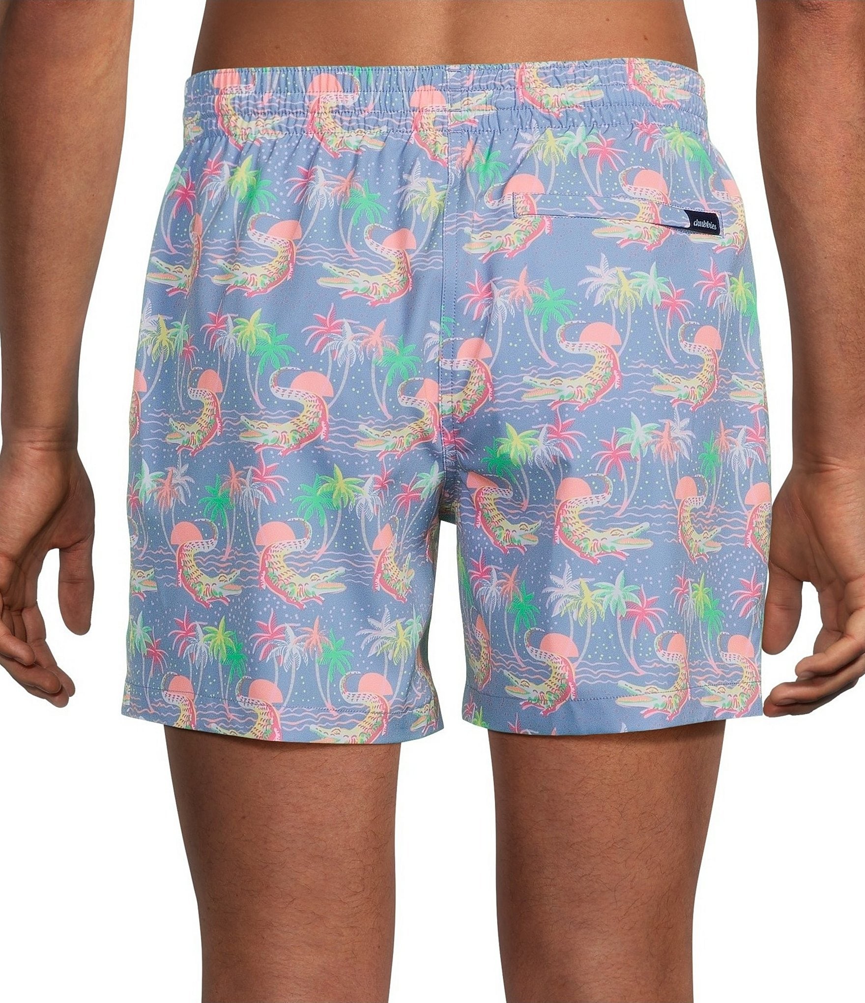 Chubbies Rock A Croc 5 1/2#double; Inseam Swim Trunks