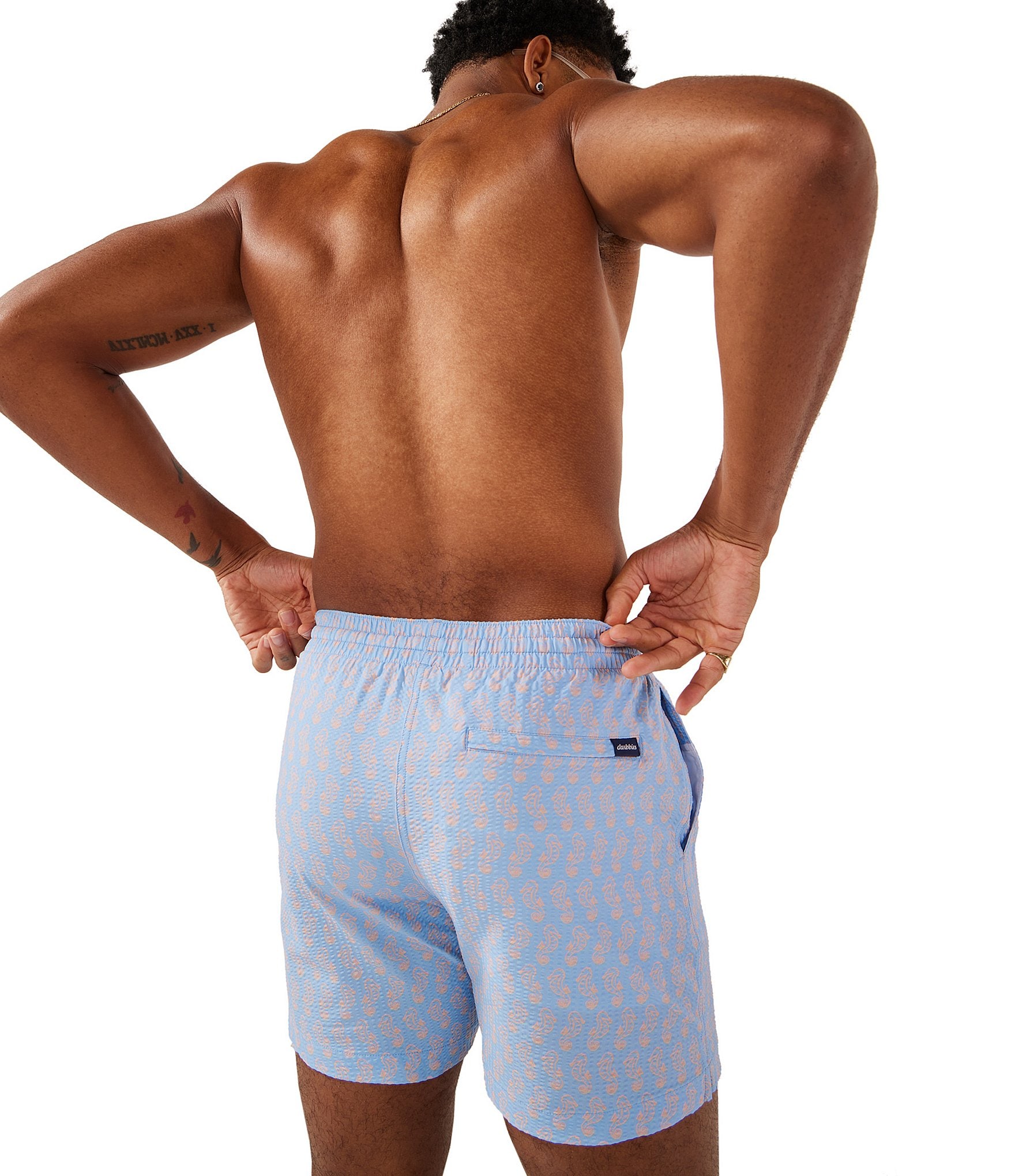 Chubbies Seahorse Classic 5.5#double; Inseam Swim Trunks