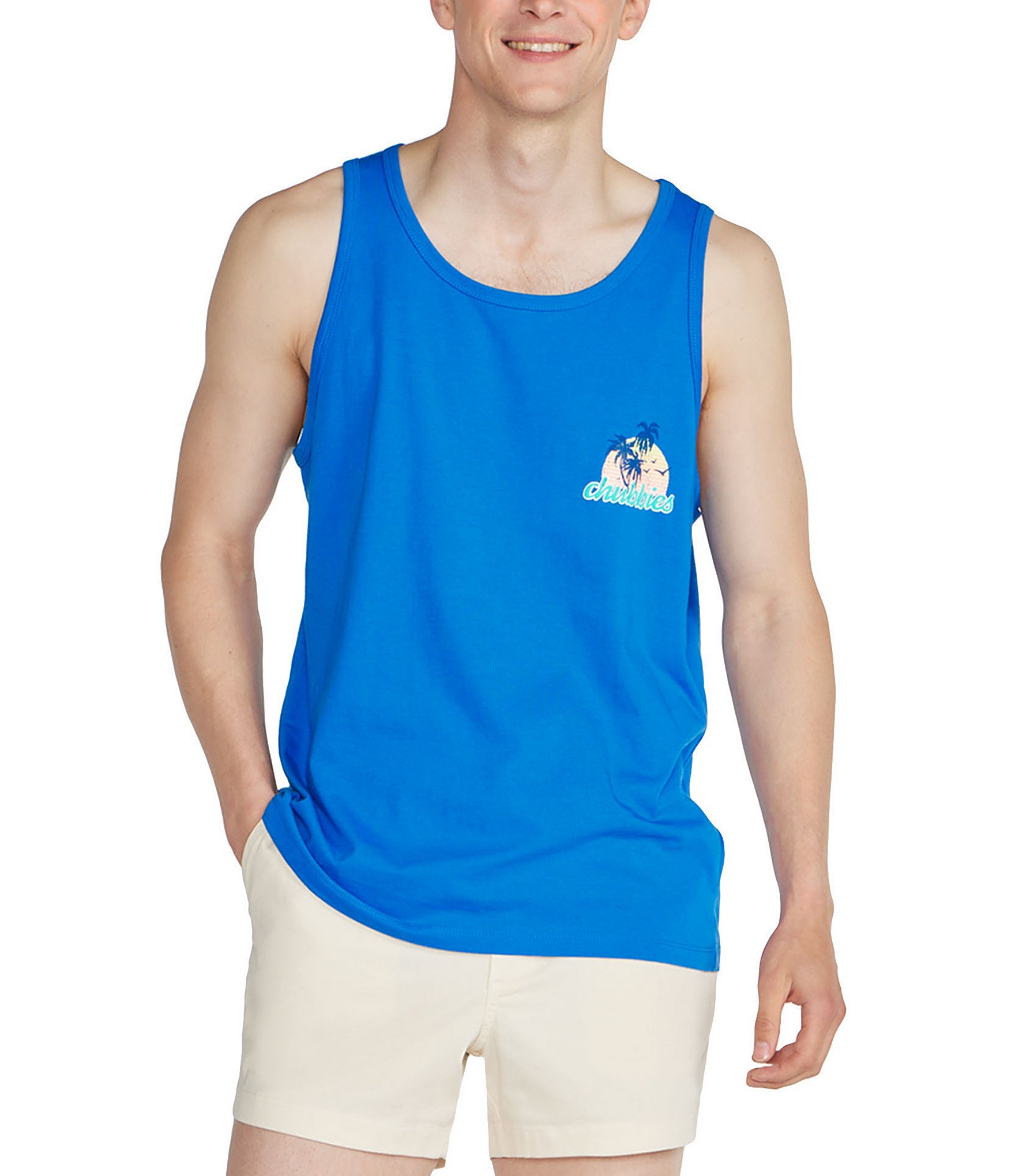 Chubbies The Giant Wave Graphic Tank Top