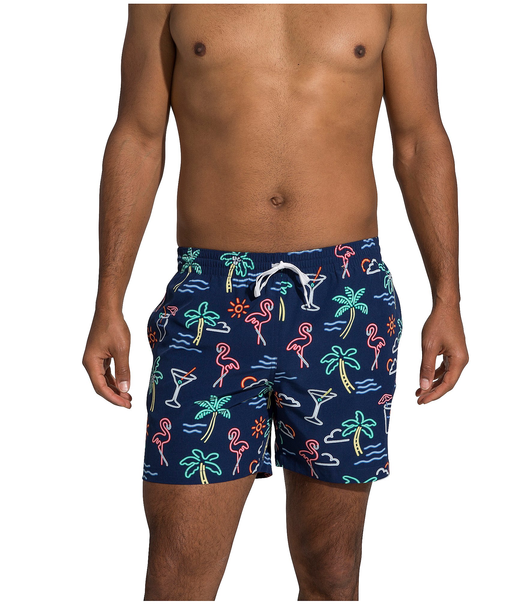 Chubbies The Neon Lights 5.5#double; Inseam Stretch Swim Trunks