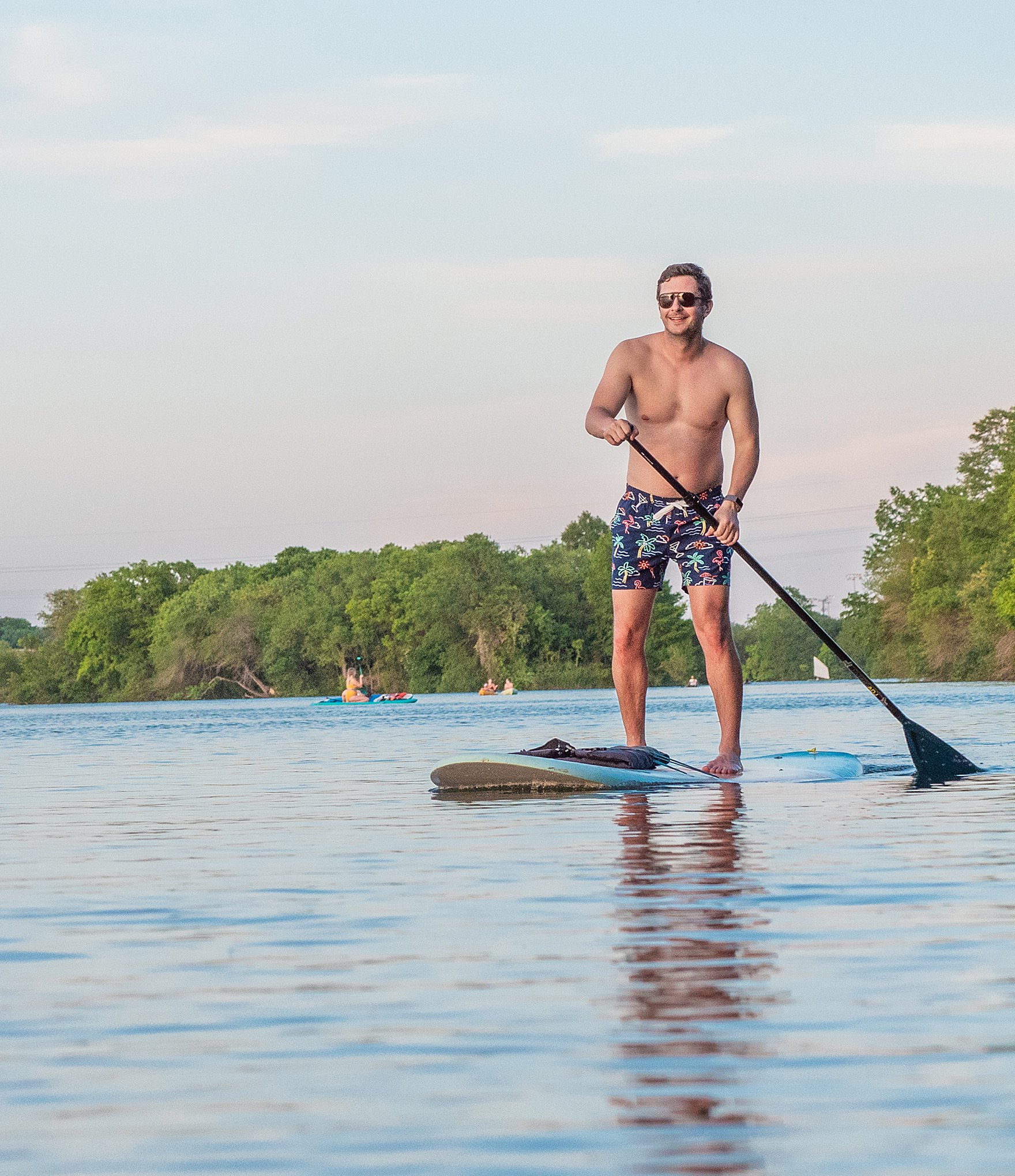 Chubbies The Neon Lights 5.5#double; Inseam Stretch Swim Trunks