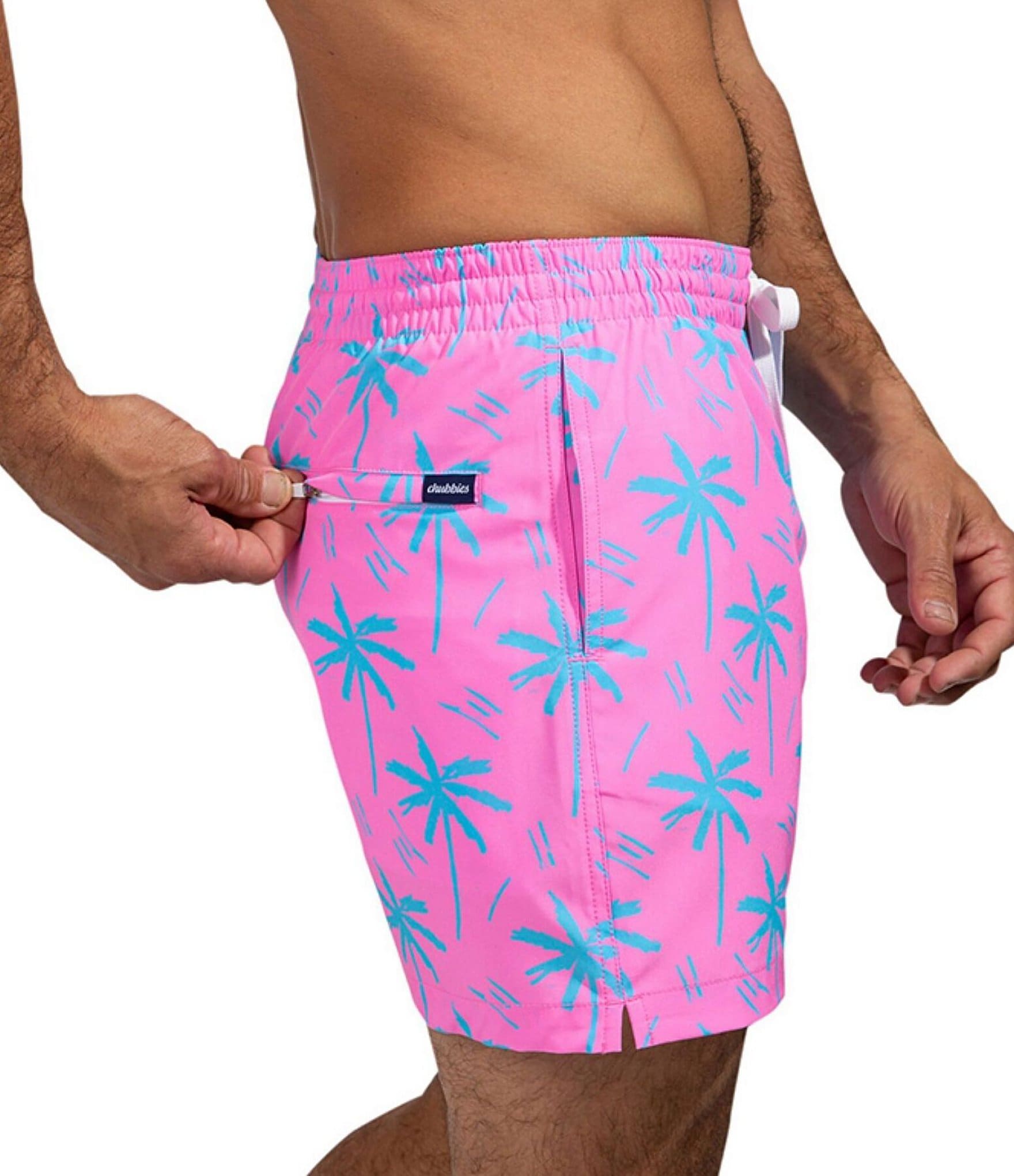 Chubbies The Prince of Prints 5.5#double; Classic Swim Trunks