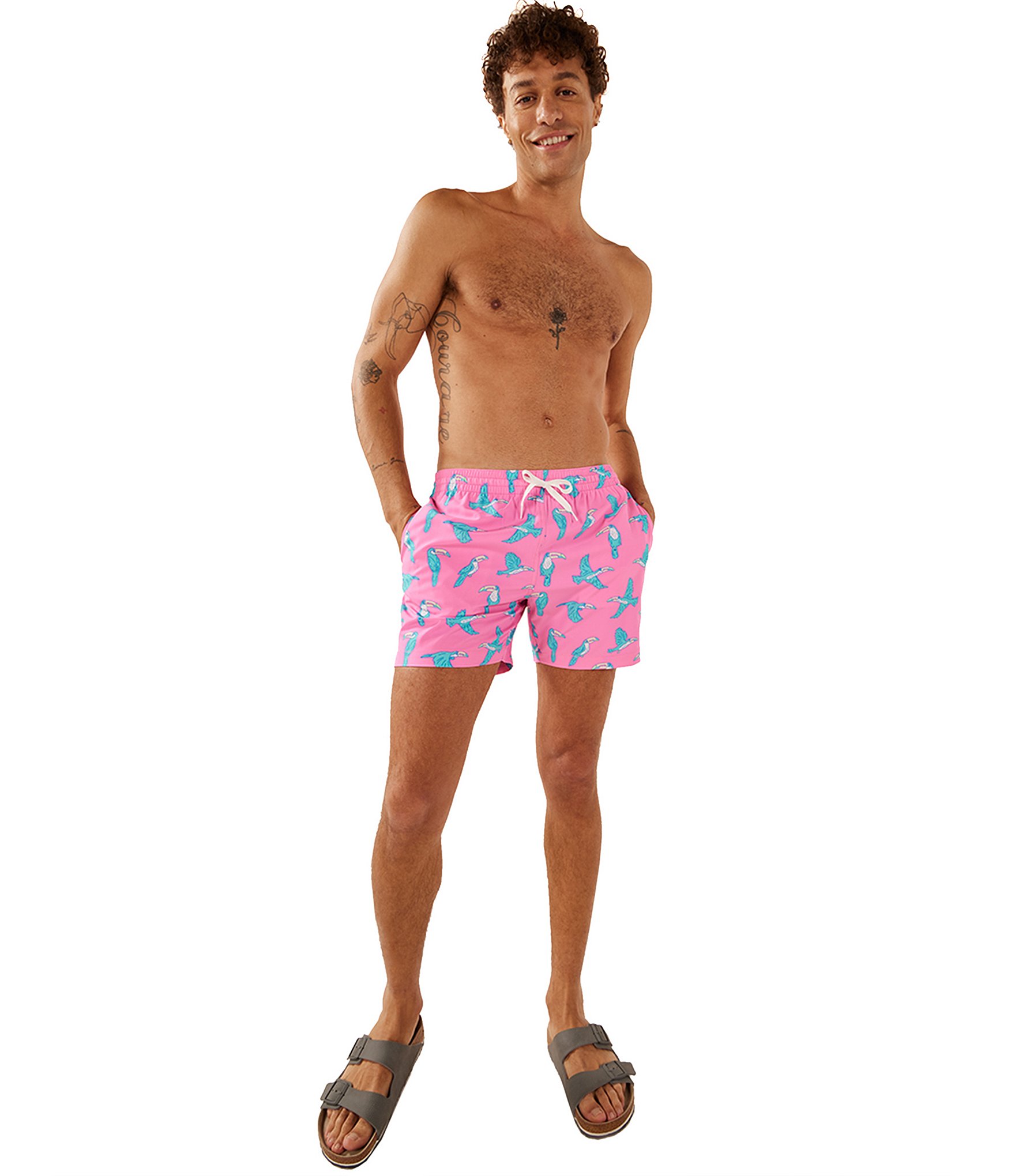 Chubbies Toucan Line 6#double; Inseam Swim Trunks
