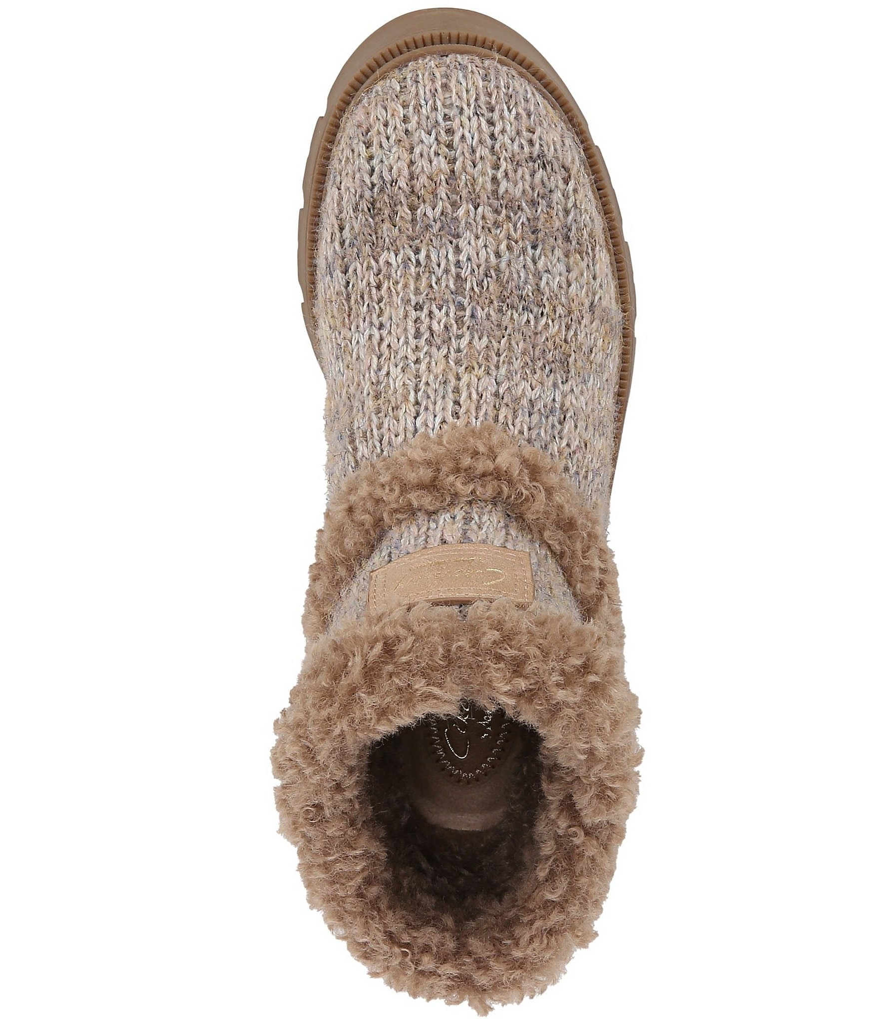 Circus NY by Sam Edelman Clare Knit Faux Shearling Cold Weather Booties