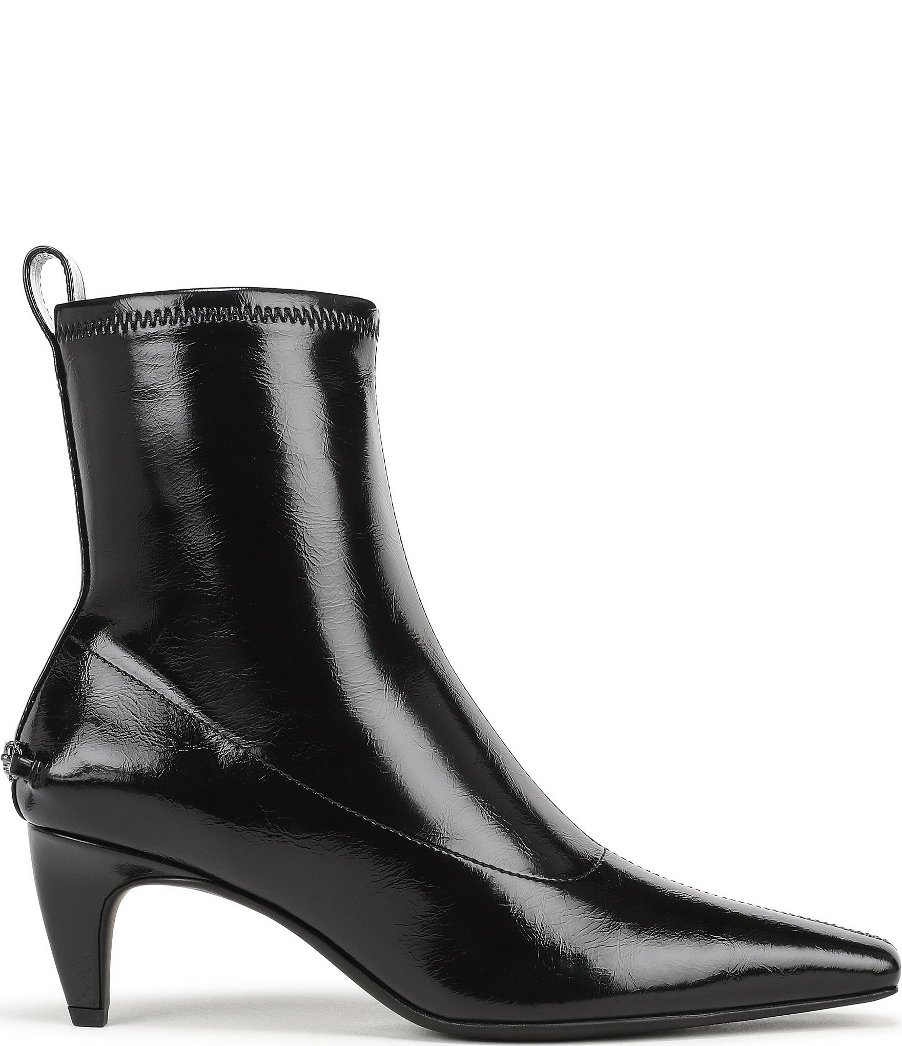 Circus NY by Sam Edelman Ines Patent Snip Toe Kitten Heel Booties