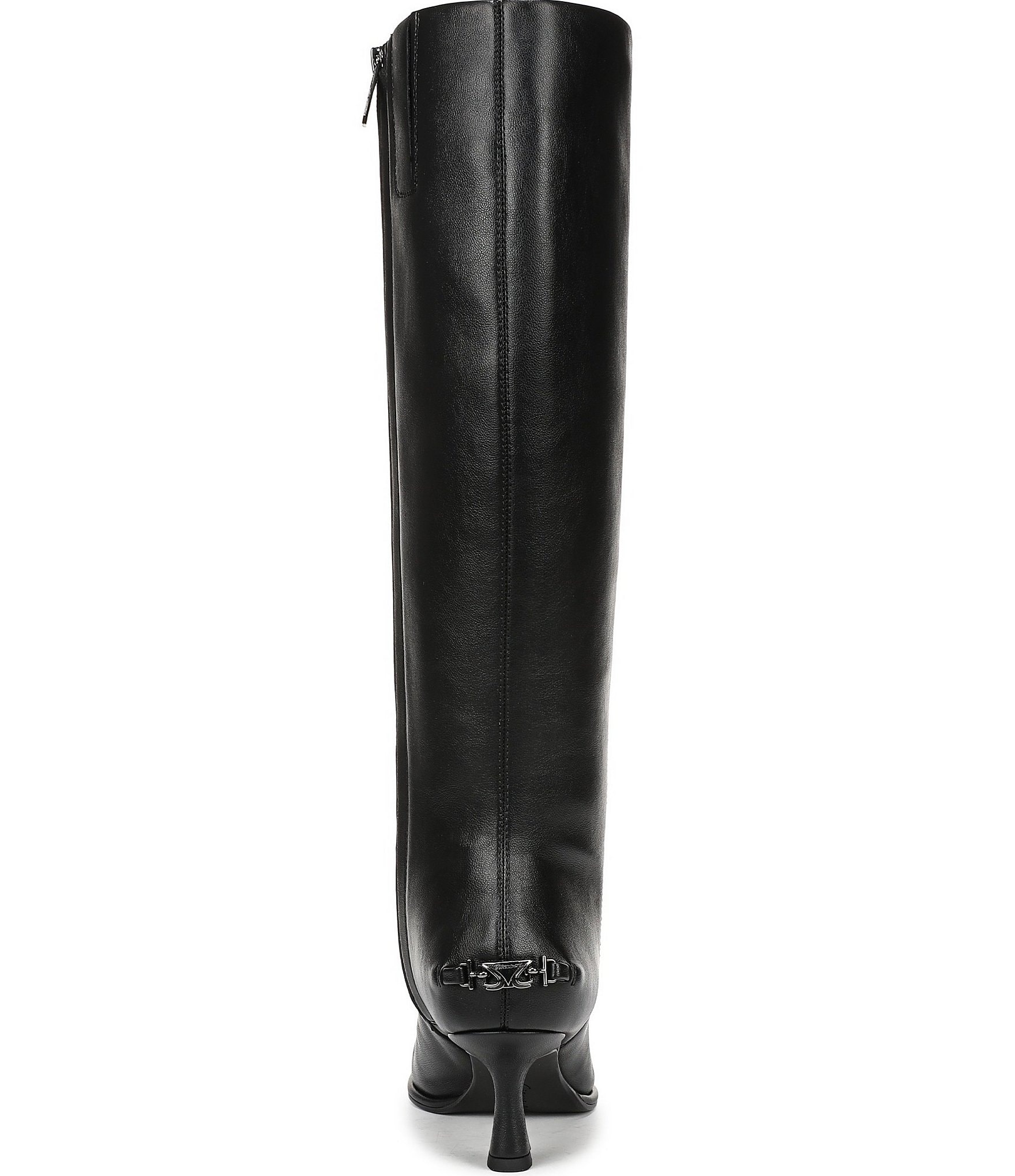 Circus NY by Sam Edelman Marlowe Leather Kitten Heel Tall Dress Boots