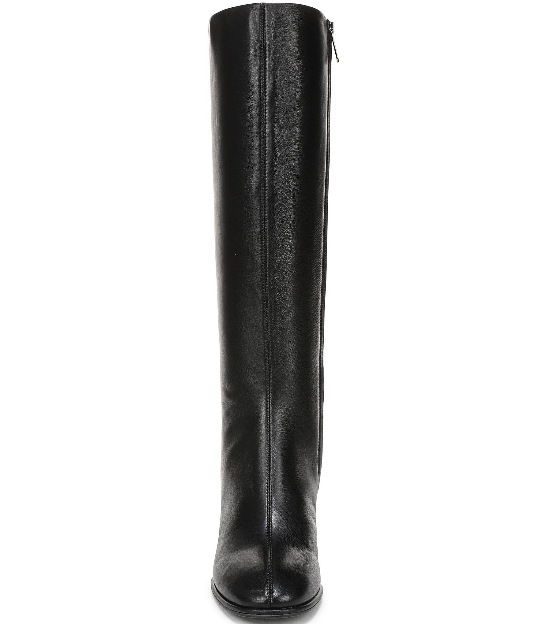 Circus NY by Sam Edelman Marlowe Leather Kitten Heel Tall Dress Boots
