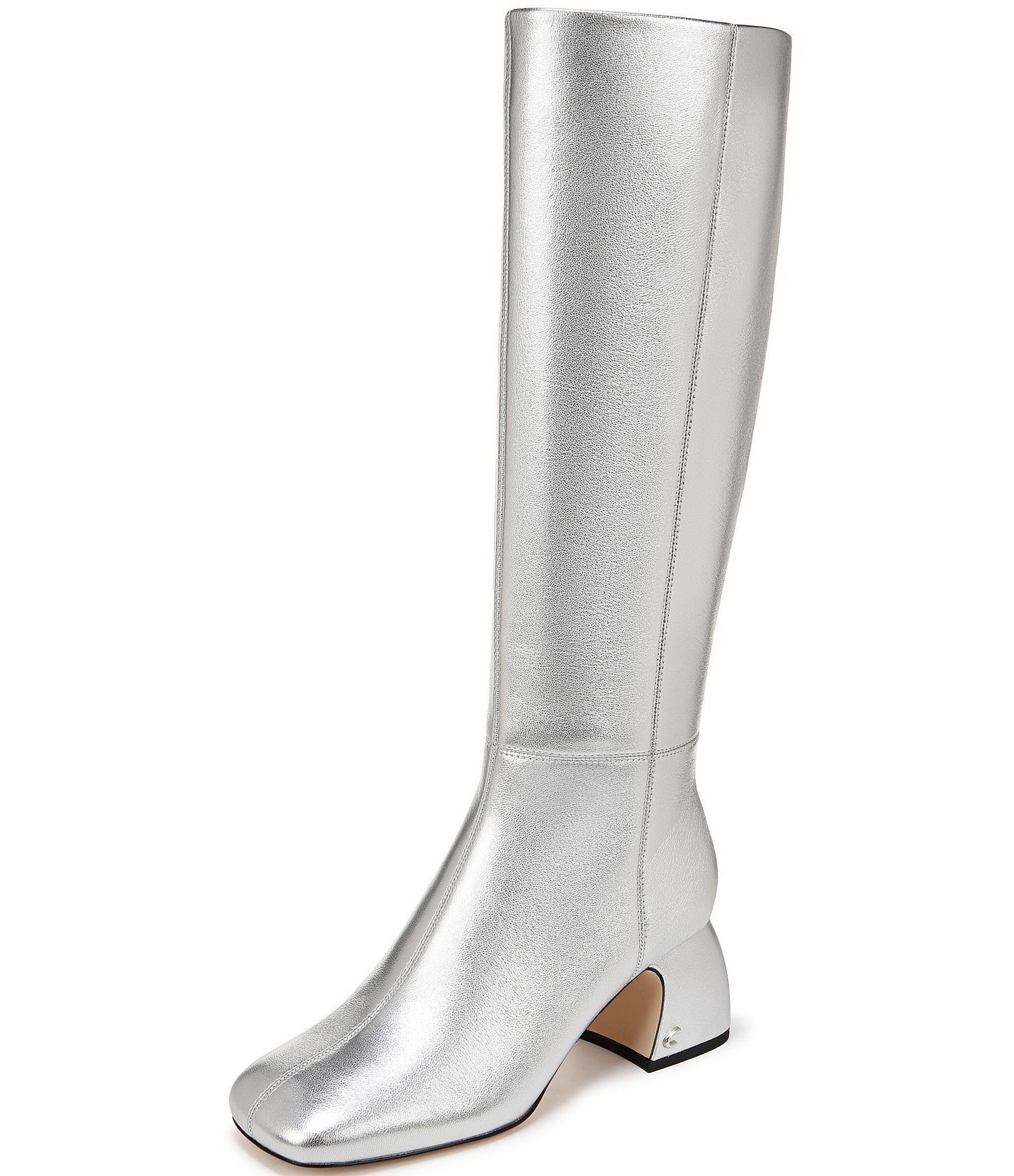 Circus NY by Sam Edelman Oaklyn Metallic Leather Square Toe Tall Boots
