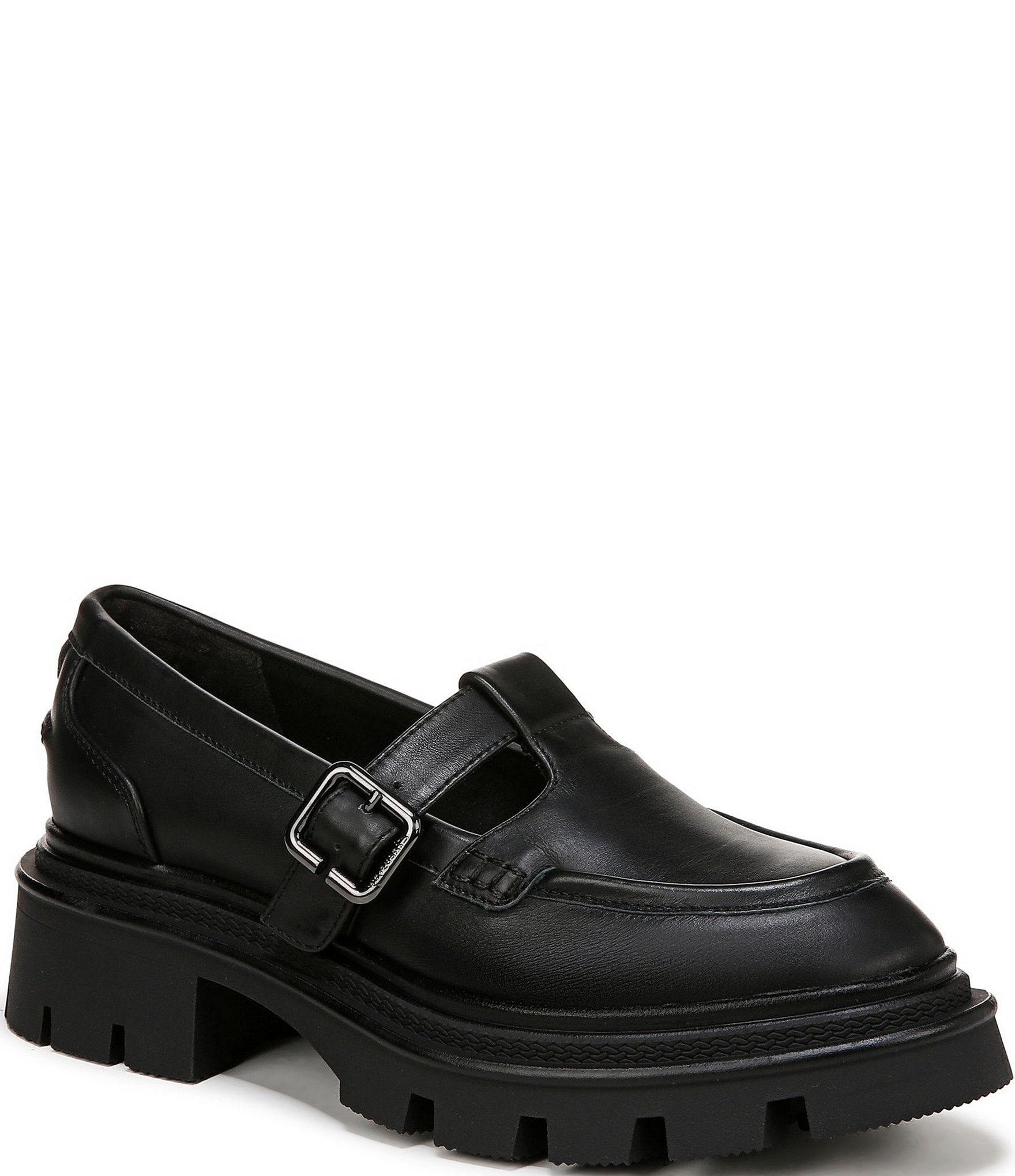 Circus NY by Sam Edelman Payson Leather Belt-Strap Lug Sole