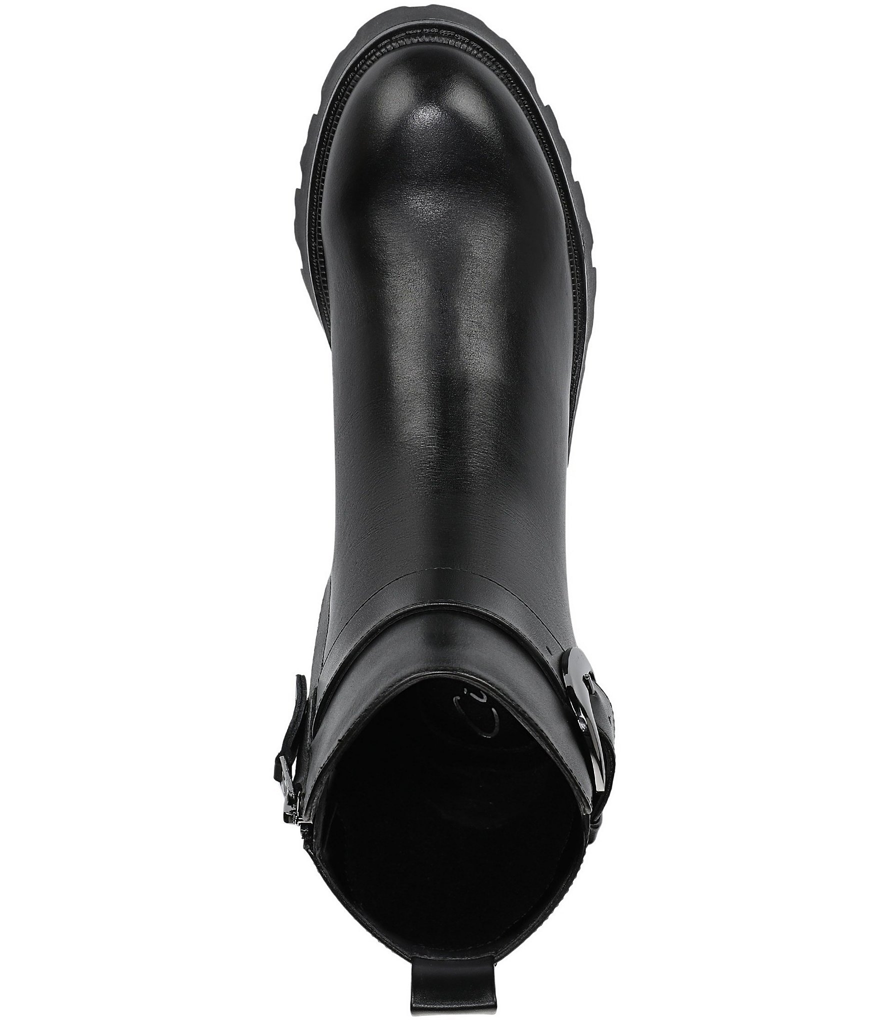 Circus NY by Sam Edelman Primm Leather Lug Sole Buckle Hardware Booties