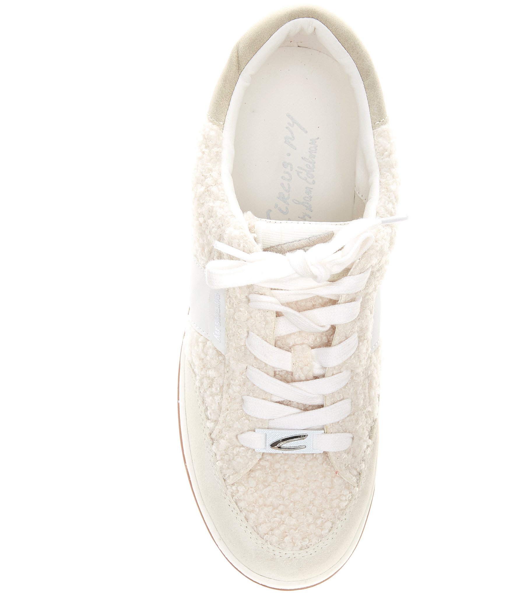 Circus NY by Sam Edelman Vance Faux Shearling Suede Lace Up Sneakers