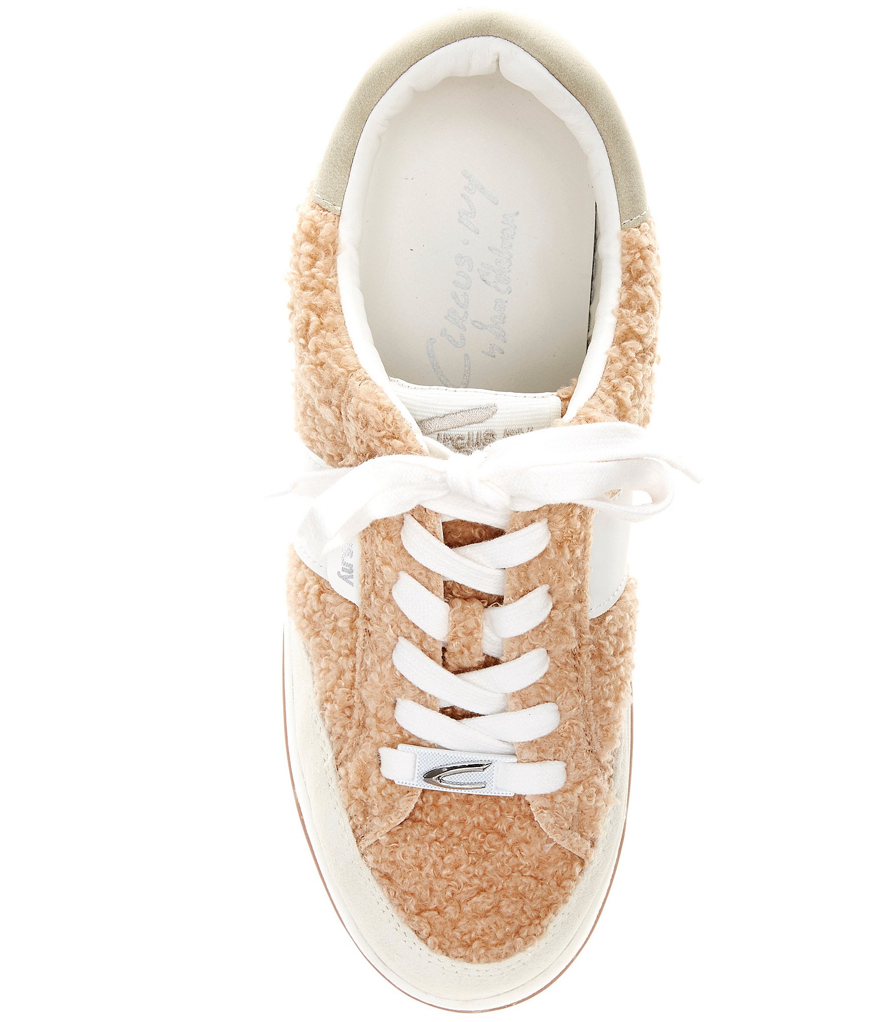 Circus NY by Sam Edelman Vance Faux Shearling Suede Lace Up Sneakers