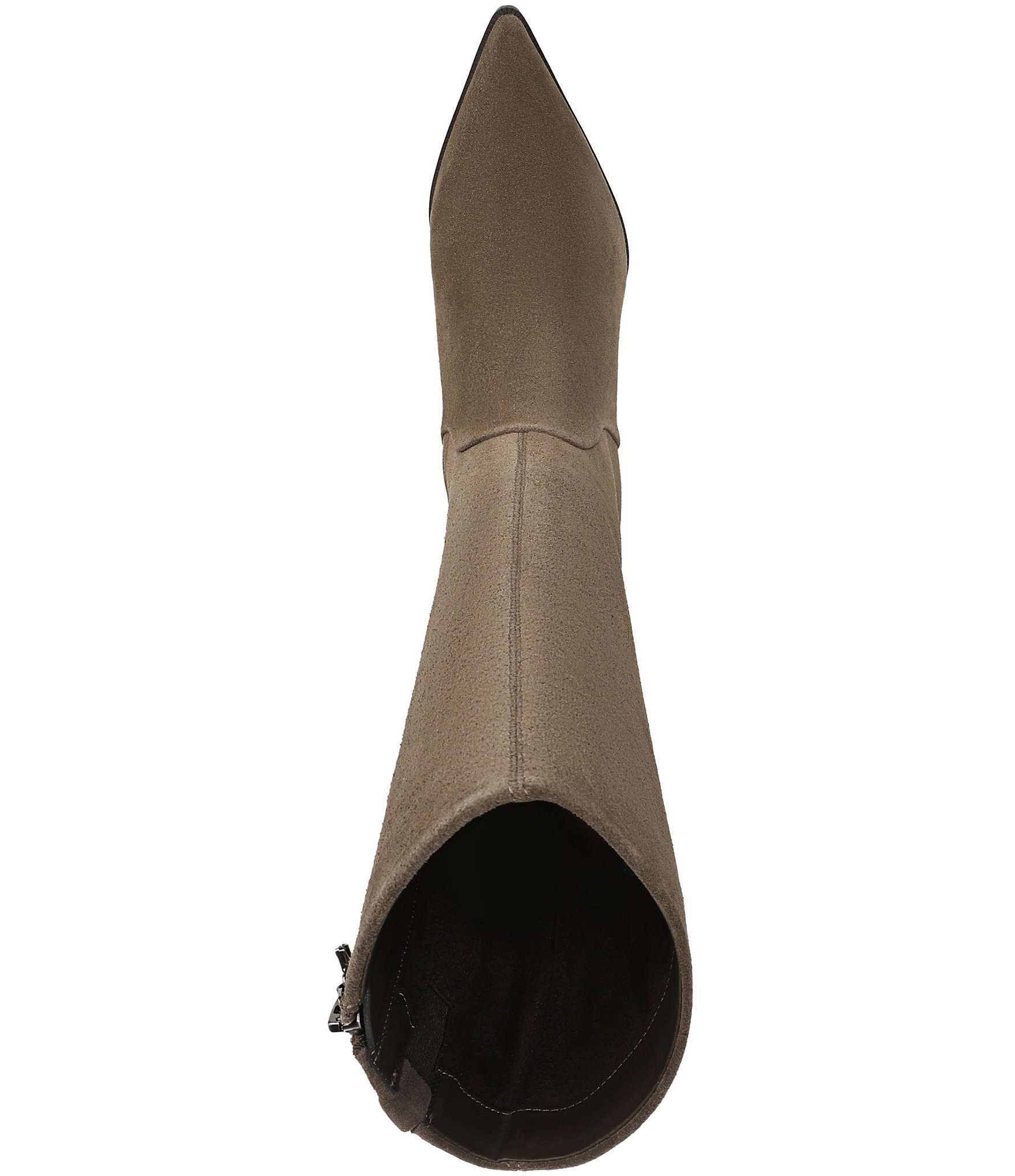 Circus NY by Sam Edelman Yulia Suede Pointed Toe Kitten Heel Tall Dress Boots