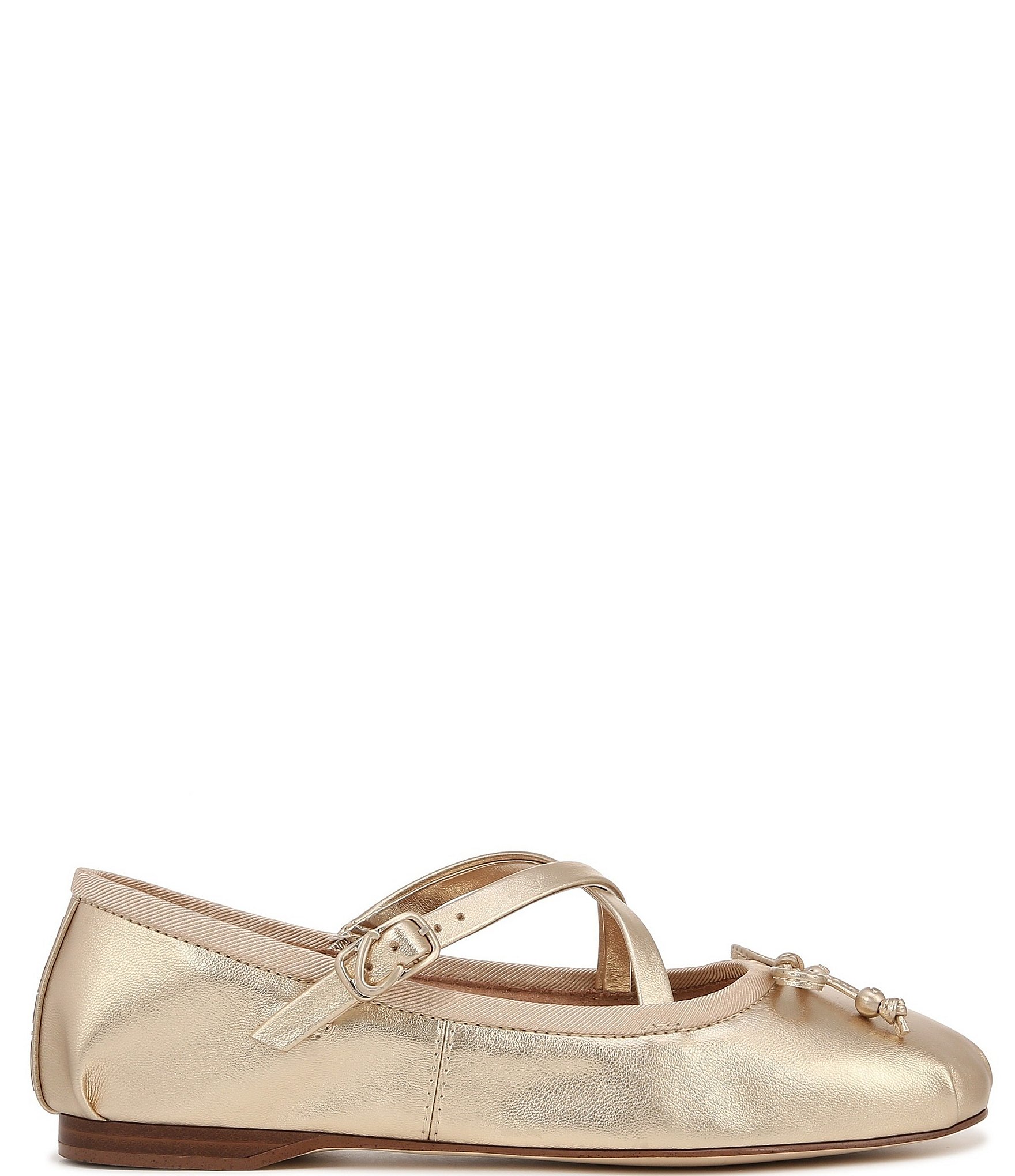 Circus NY by Sam Edelman Zuri Metallic Bow Ballerina Flats