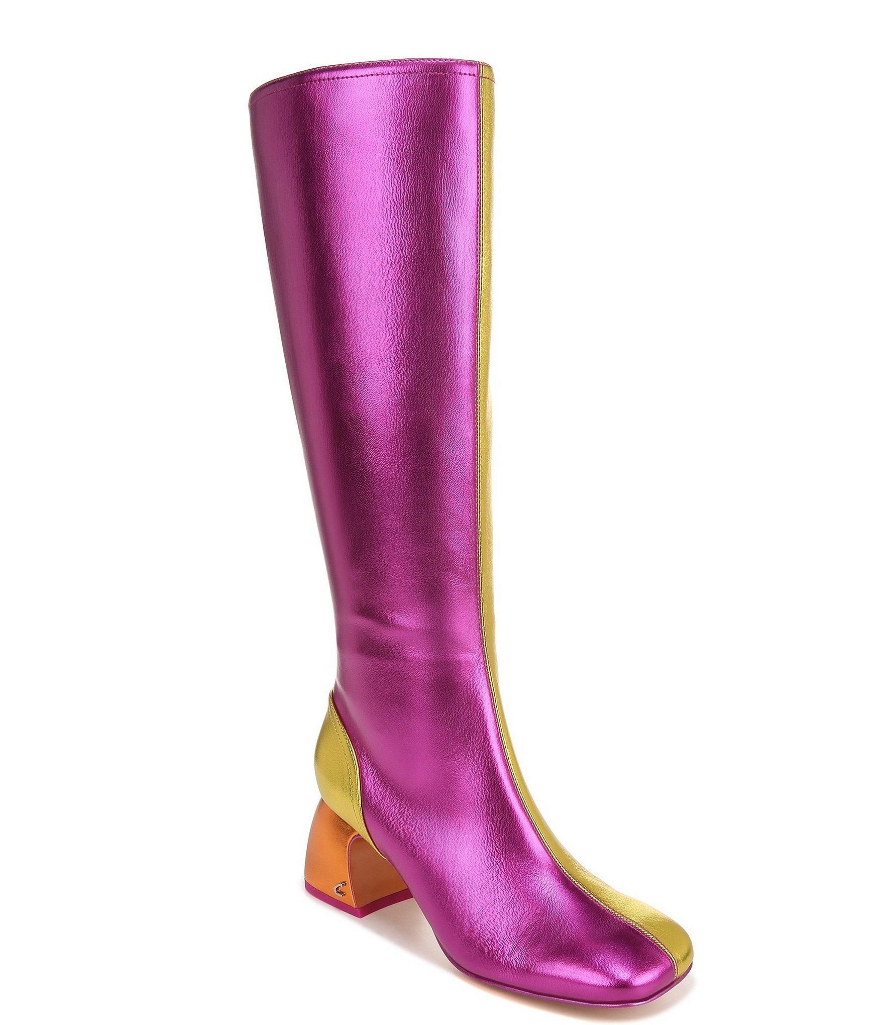 Circus NY by Sam Edelman Olympia Colorblock Metallic Boots | Dillard's