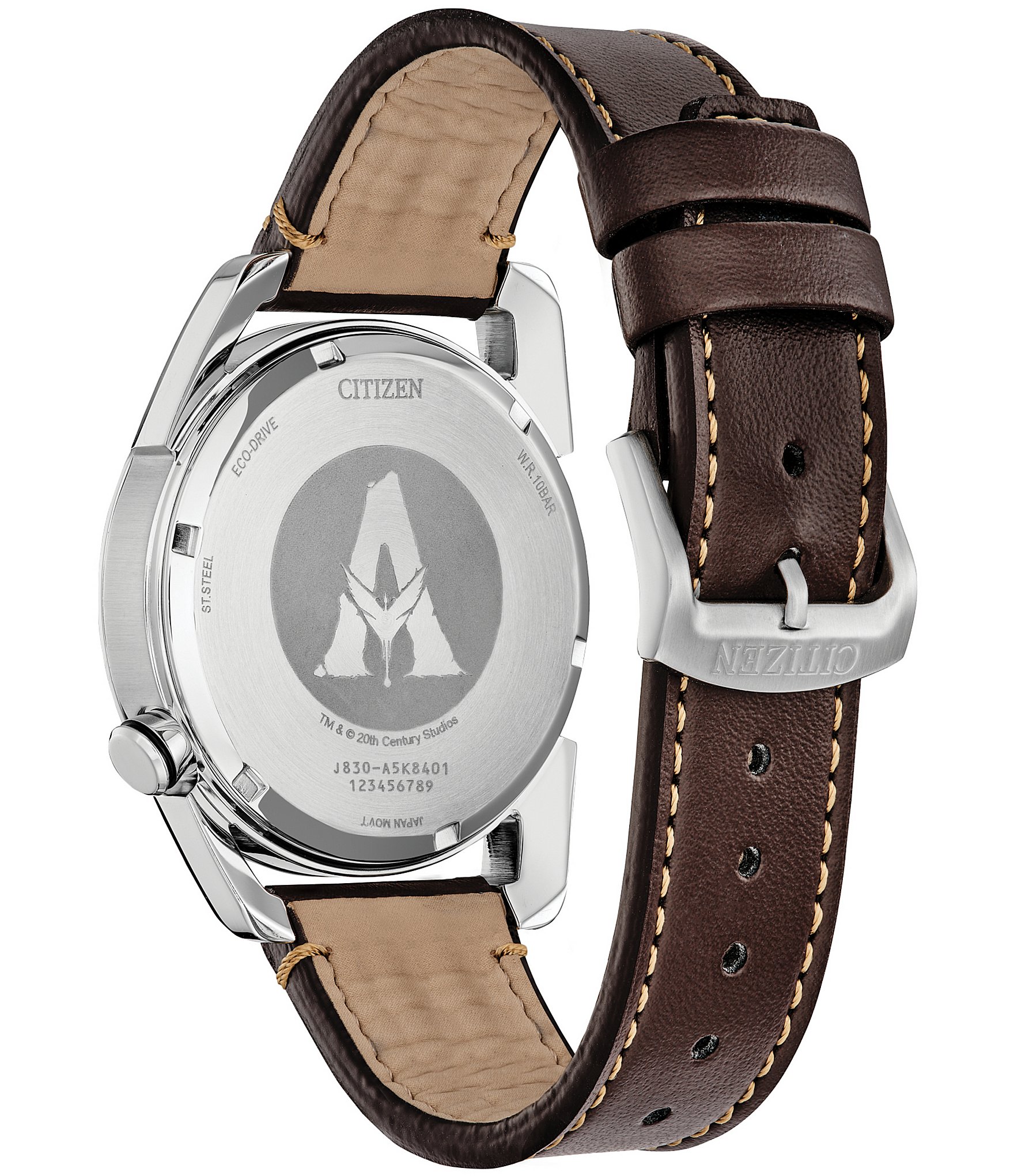 Citizen Men's Avatar Pandora Analog Brown Leather Strap Watch