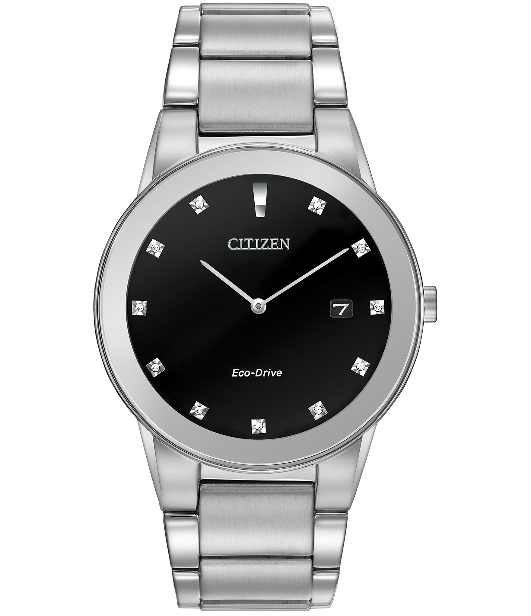 Citizen Men's Axiom Two Hand Stainless Steel Bracelet Watch