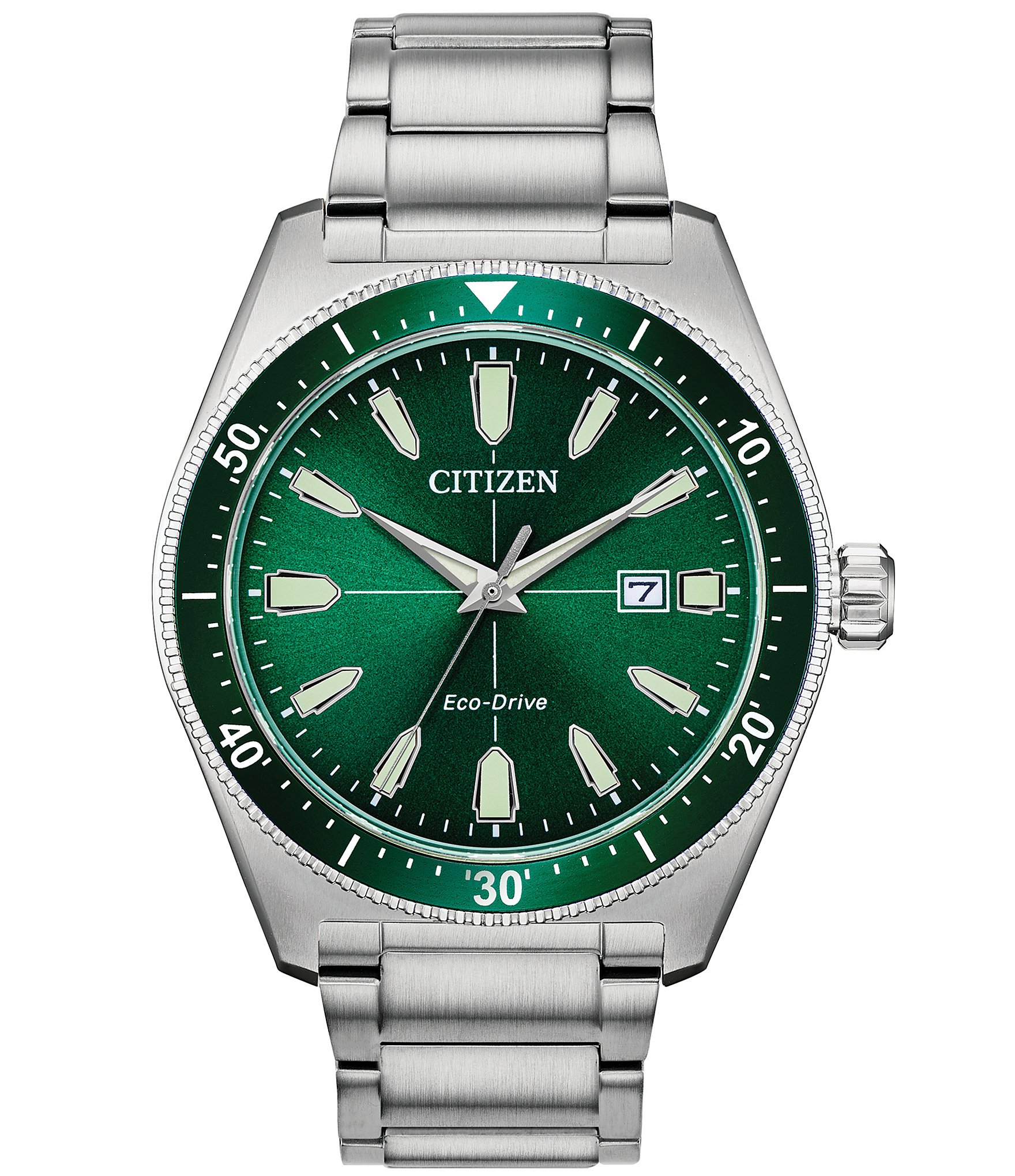 Citizen Men's Brycen Three Hand Stainless Steel Bracelet Watch