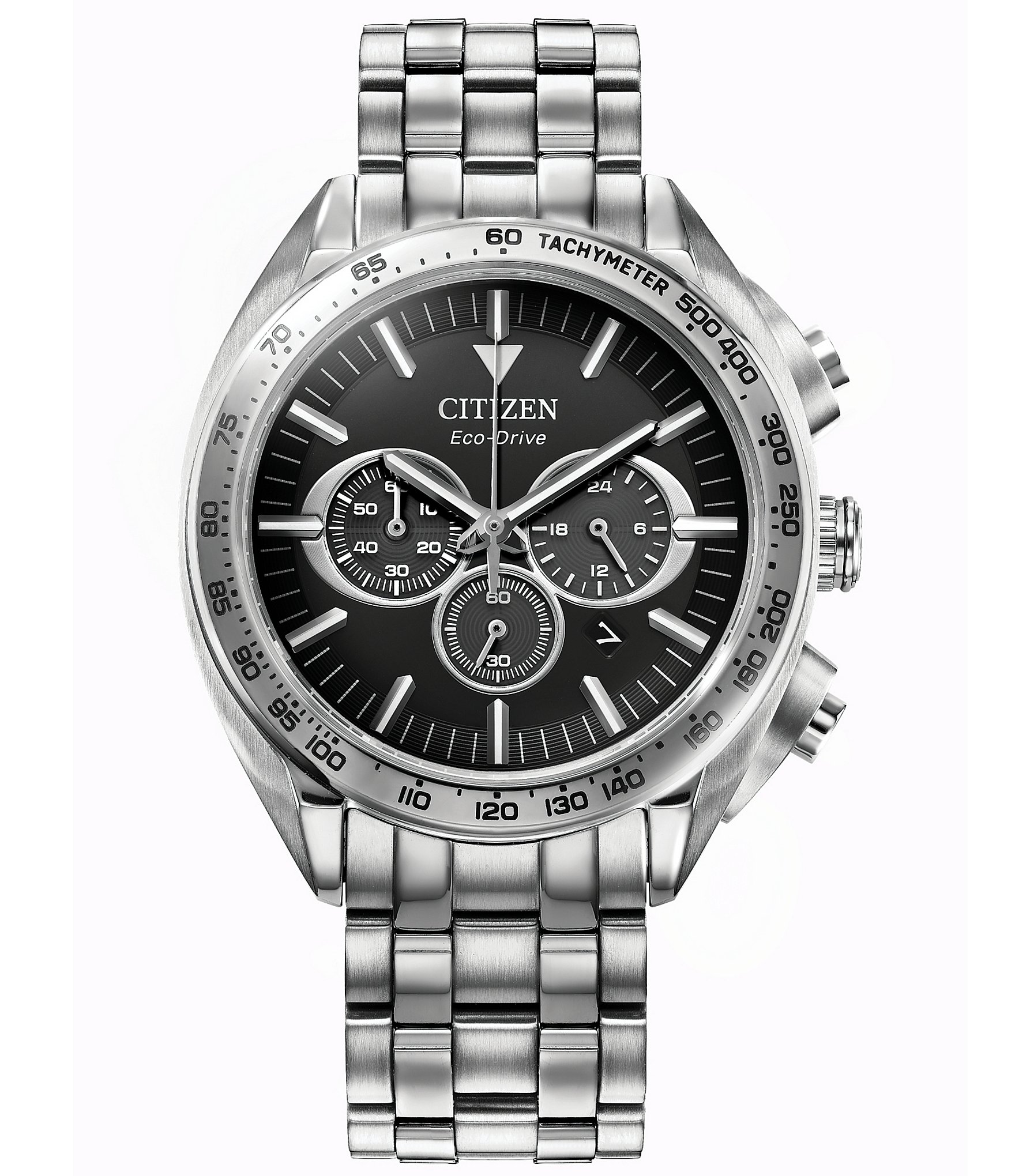 Citizen Men's Carson Chronograph Stainless Steel Bracelet 43mm Watch