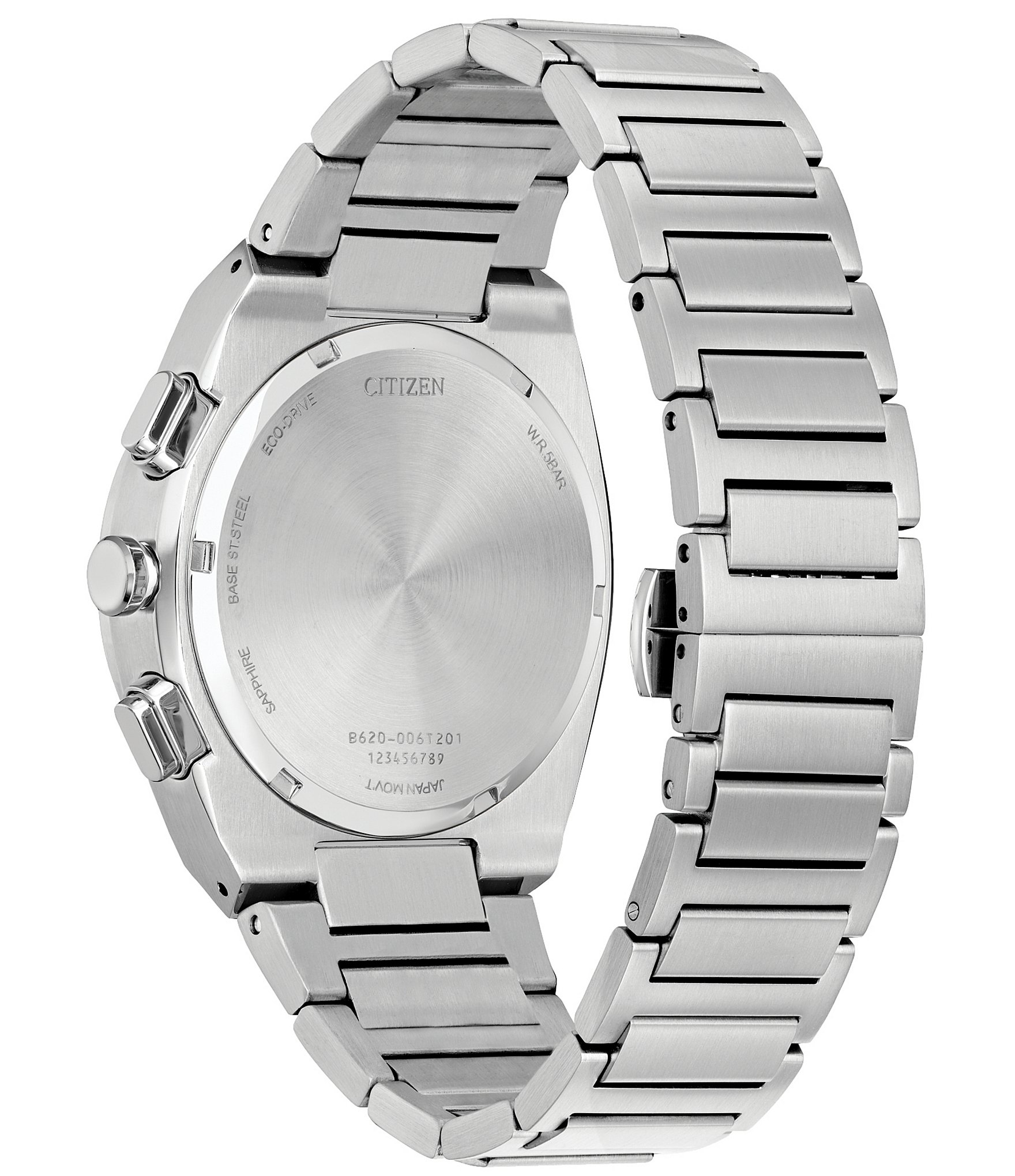 Citizen Men's Eco Drive Chronograph Stainless Steel Bracelet Watch