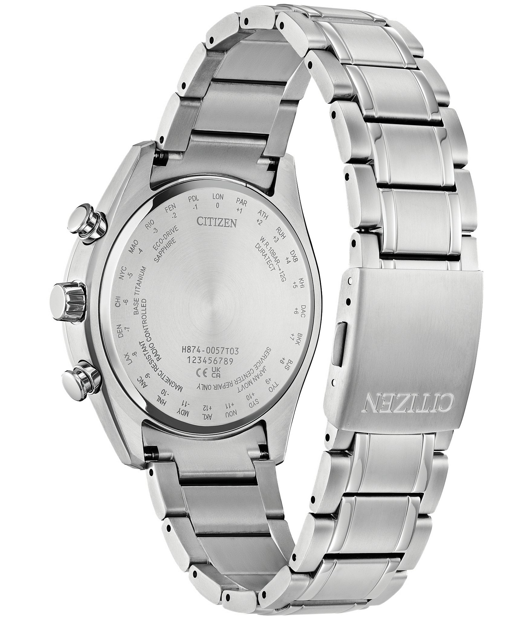 Citizen Men's Eco-Drive Water Resistance 100 Titanium Bracelet Watch