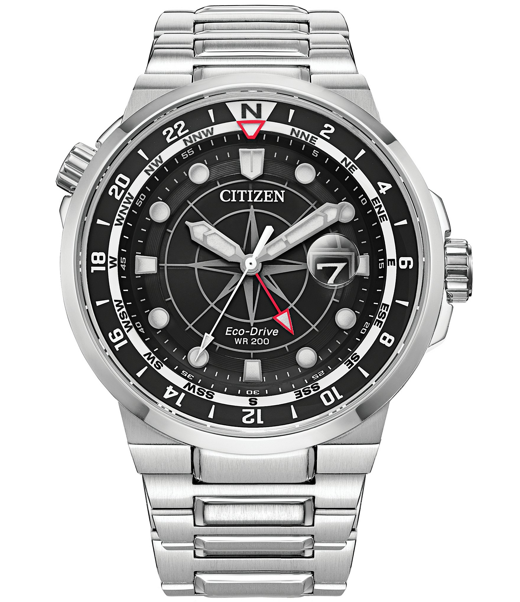 Citizen Men's Endeavor Three Hand Stainless Steel Bracelet Watch