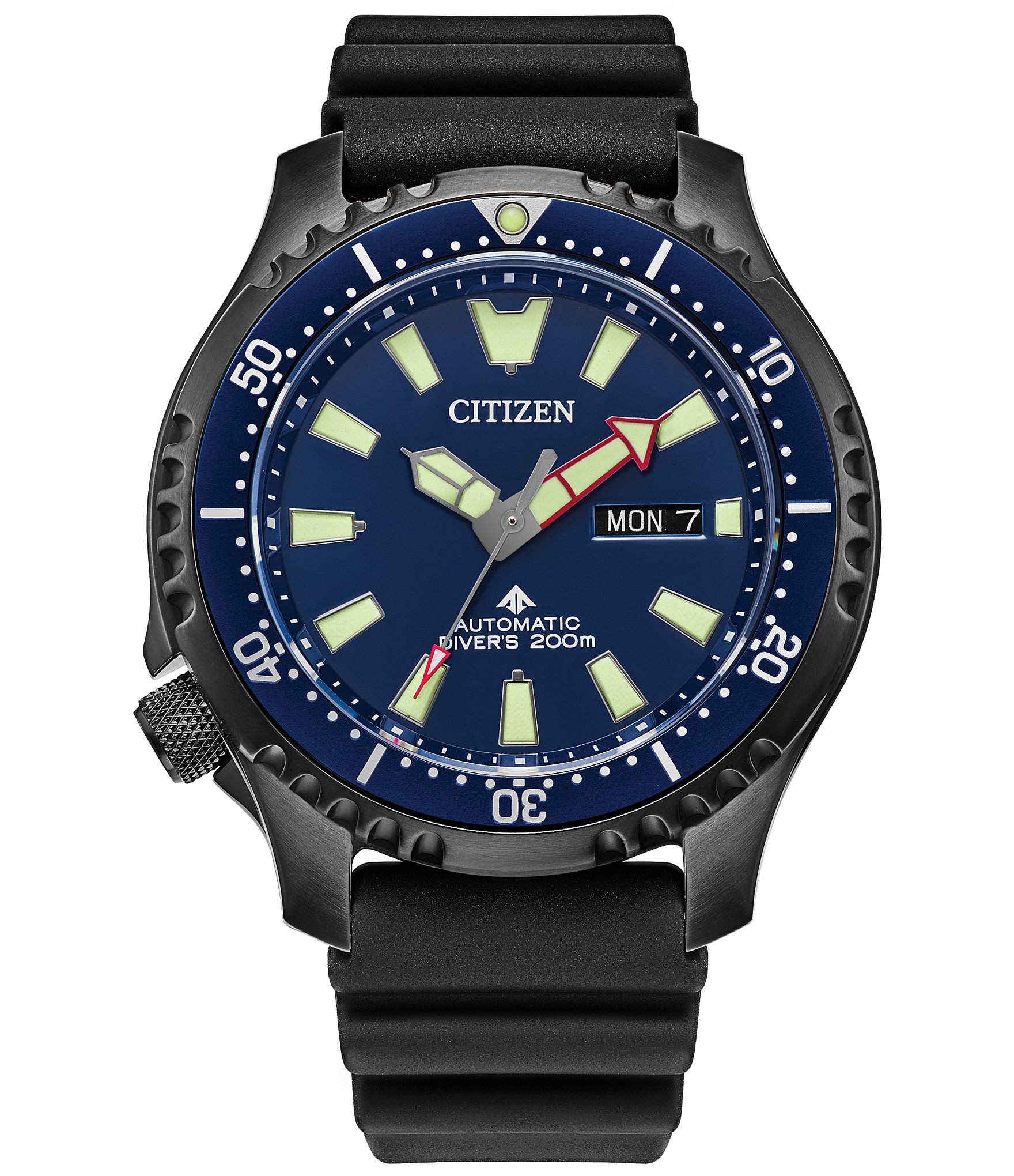 Citizen Men's Promaster Dive Automatic -Blue Strap Watch