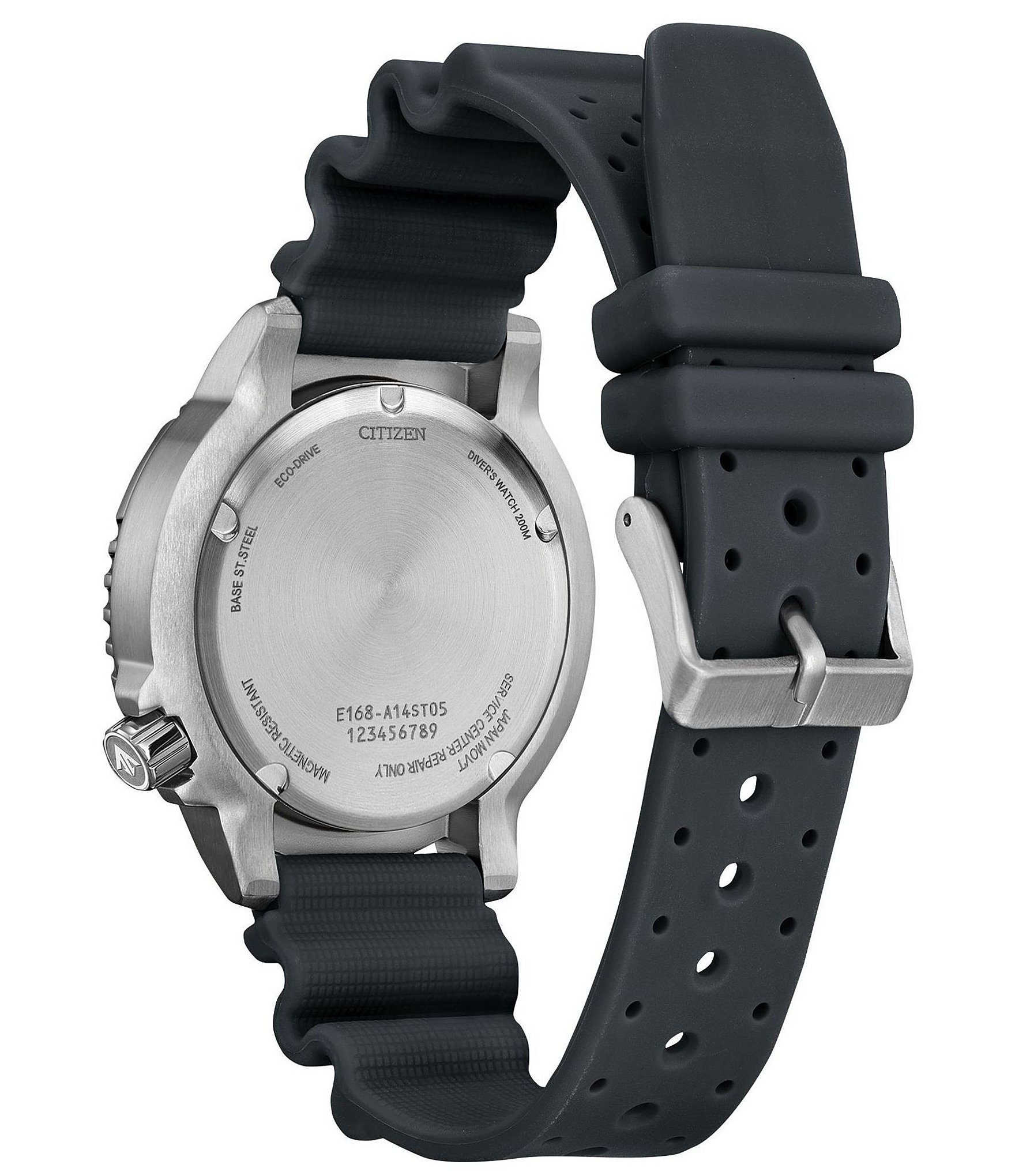 Citizen Men's Promaster Dive Three Hand Grey Strap Watch