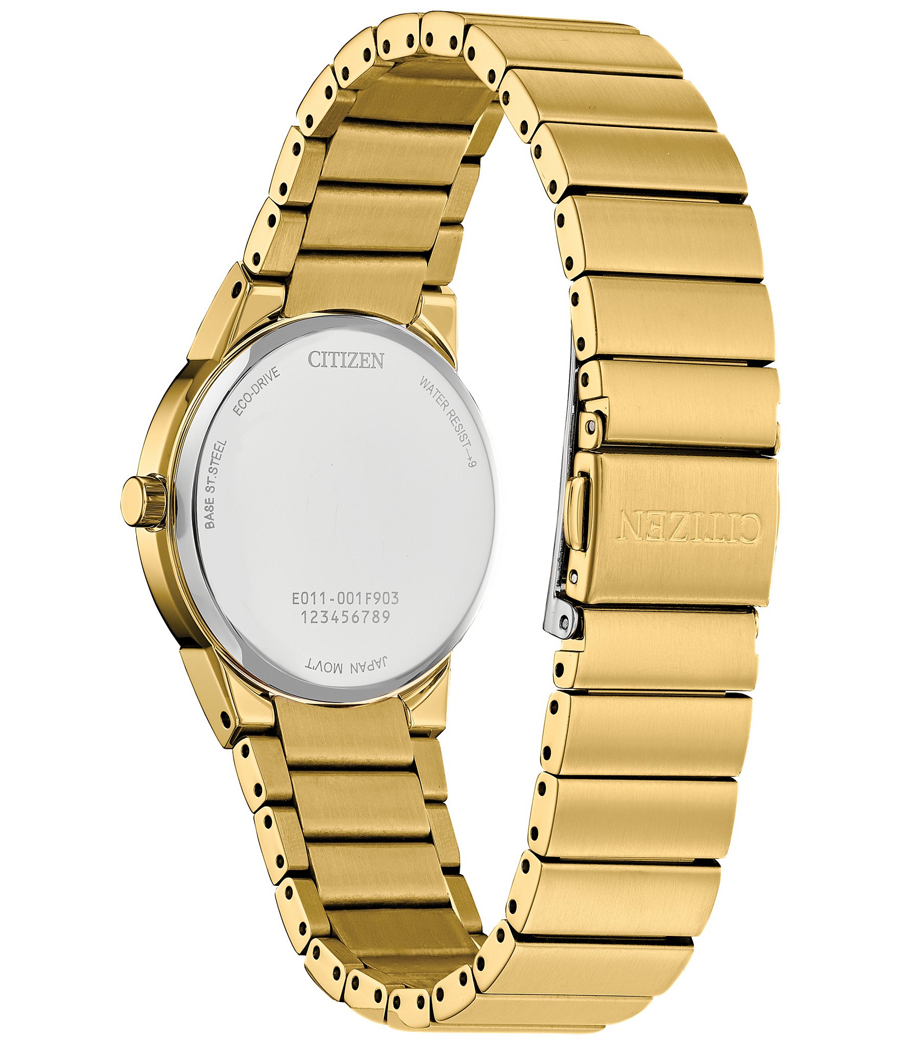 Citizen Women's Axiom Three Hand Gold Stainless Steel Bracelet Watch