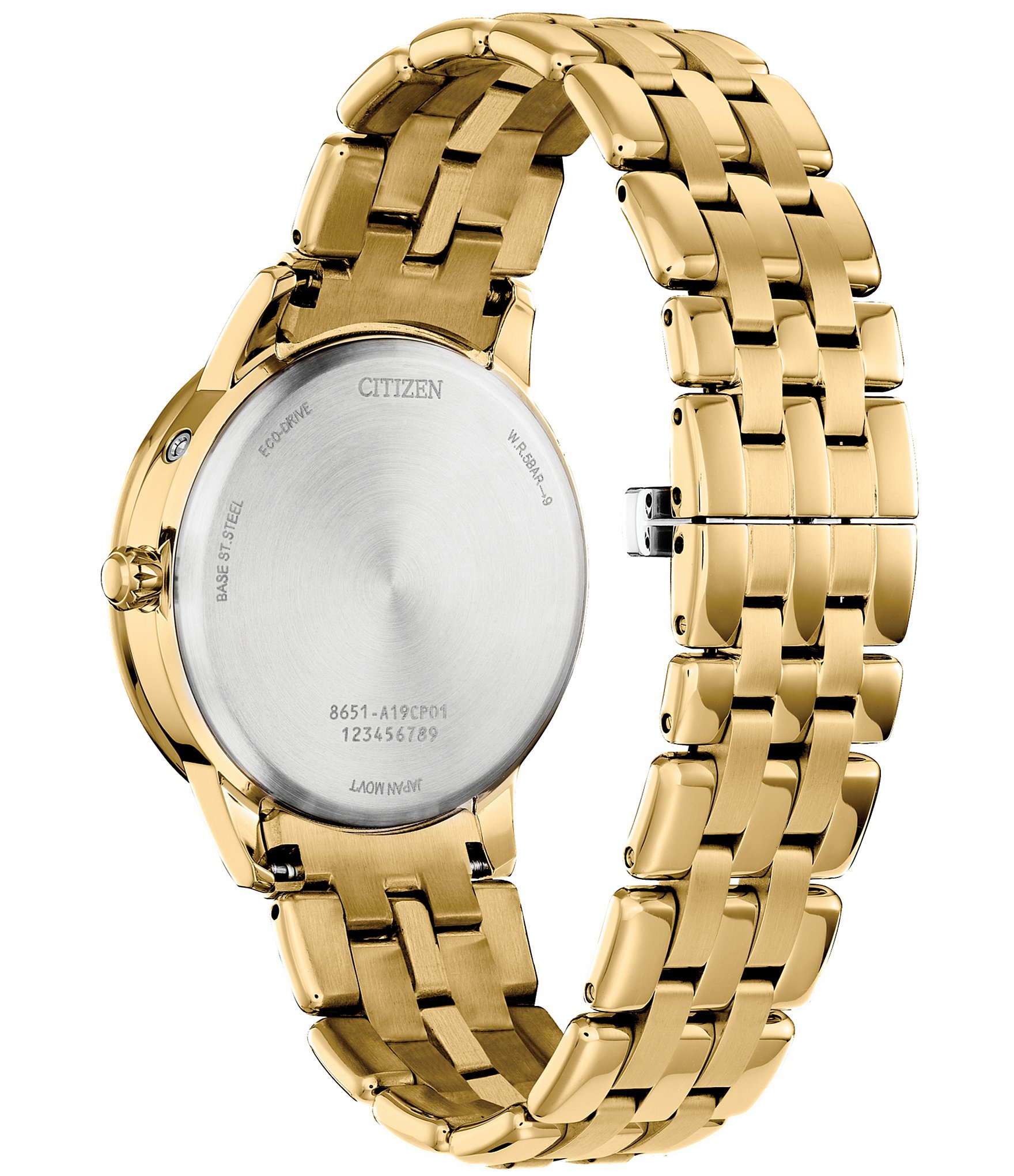 Citizen Women's Calendrier Analog Gold Stainless Steel Bracelet Watch