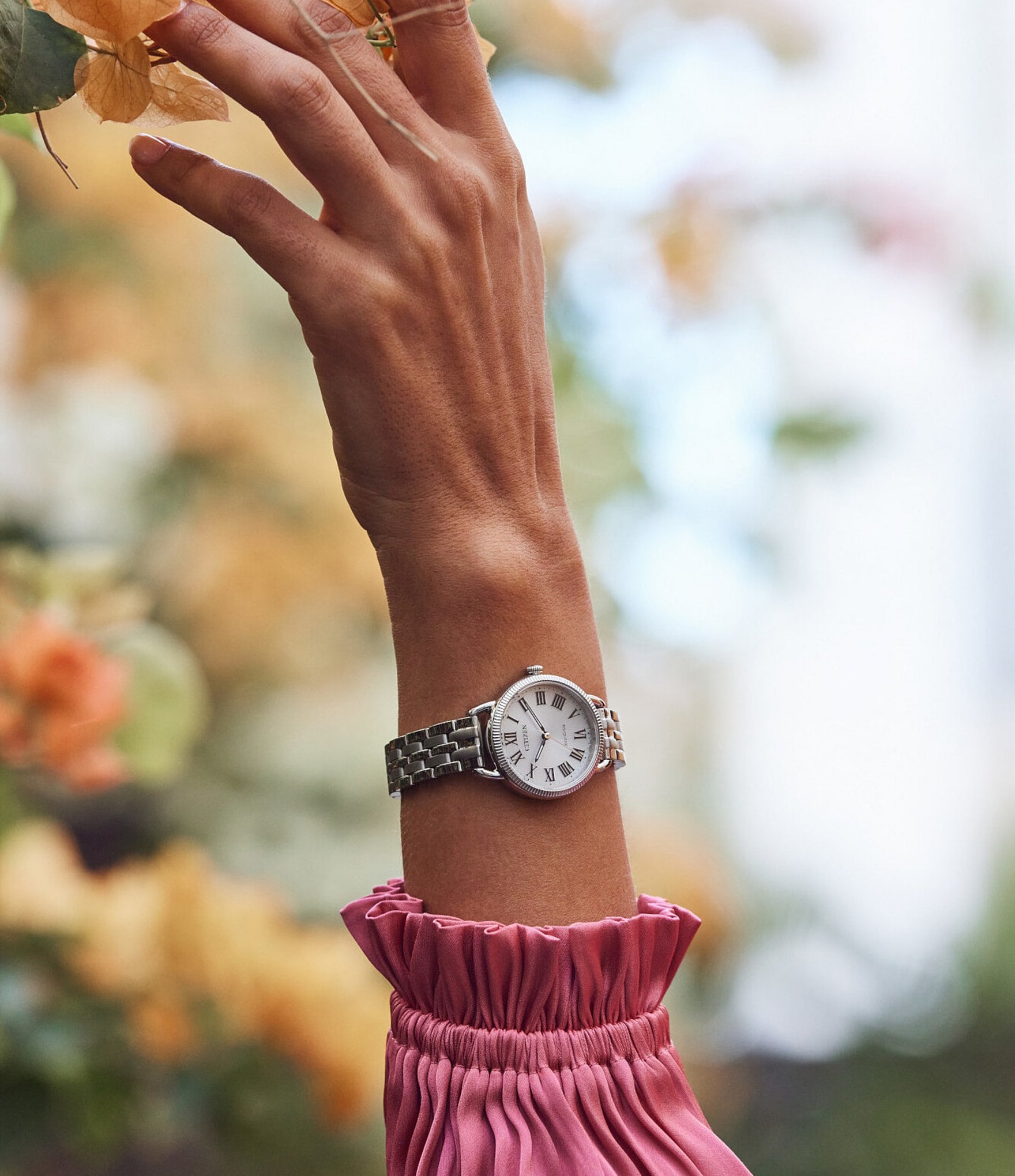 Citizen Women's Classic Coin Edge Three Hand Stainless Steel Bracelet Watch
