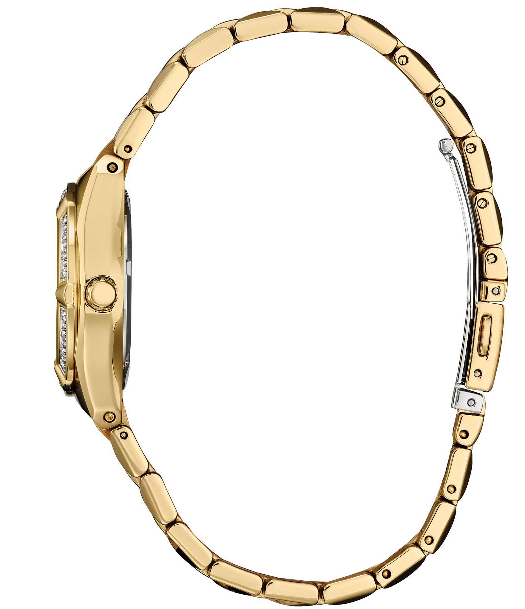 Citizen Women's Corso Diamond Three Hand Gold Tone Stainless Steel Bracelet Watch