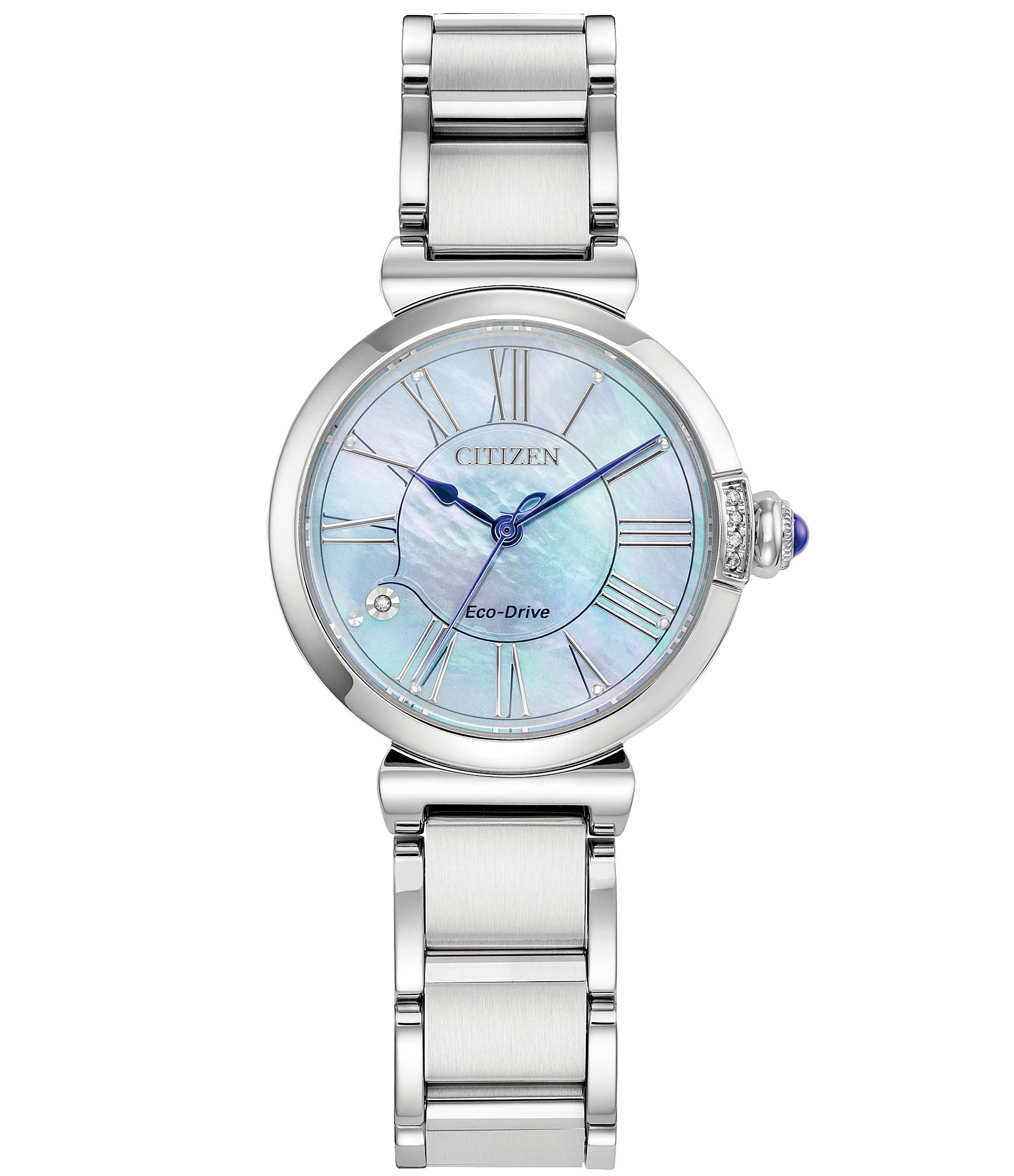 Guess Women's Silver-Tone Crystal Analog Watch | Dillard's