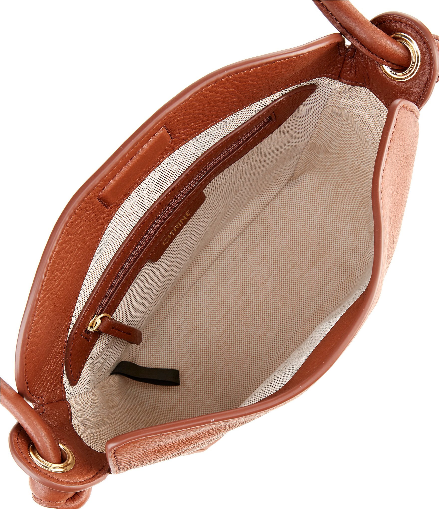 CITRINE Adeline Leather Crossbody Bag