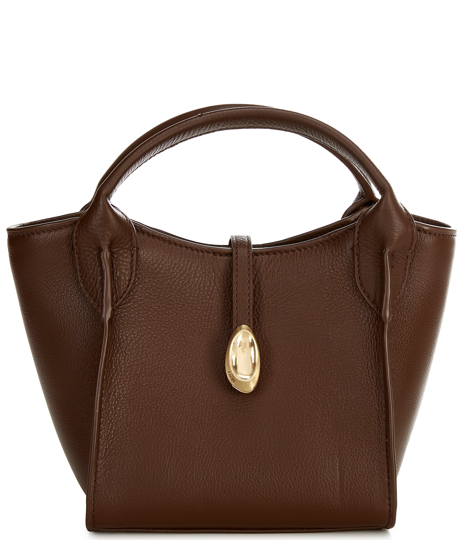 CITRINE Elsa Mini Leather Tote Bag