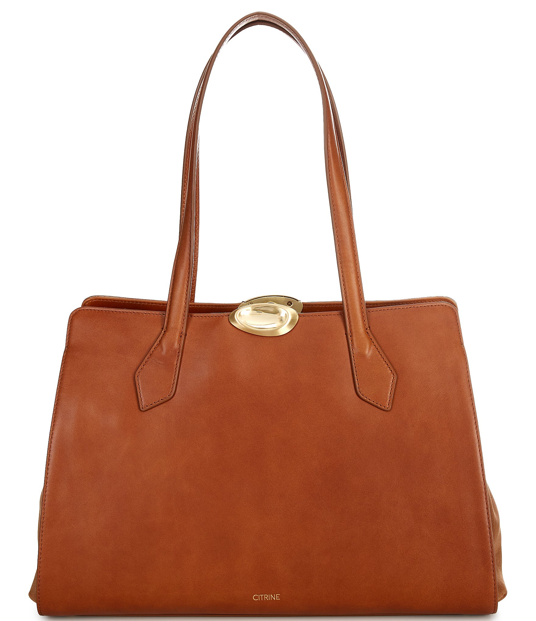 CITRINE June Double Handle Work Tote Bag