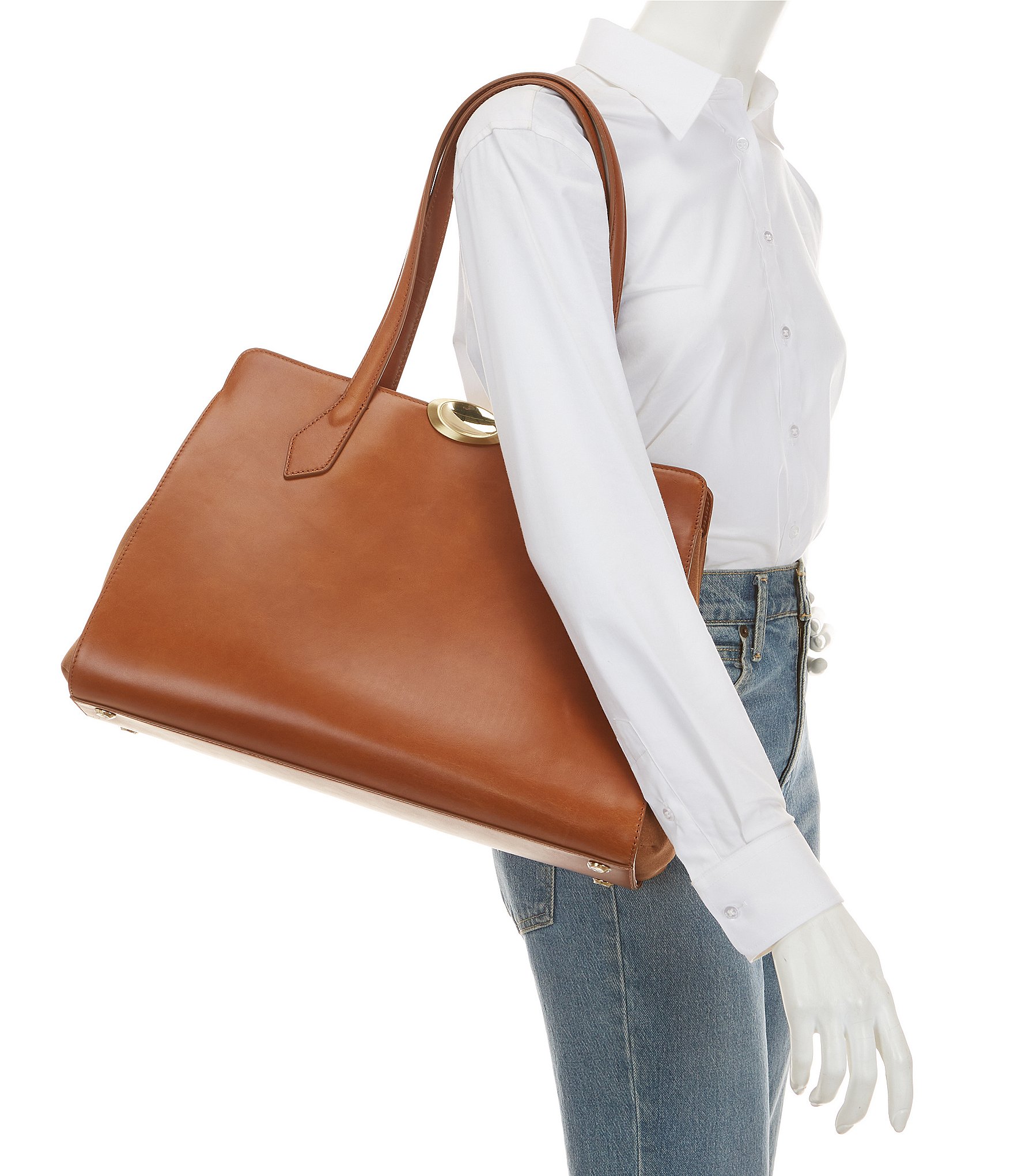 CITRINE June Double Handle Work Tote Bag
