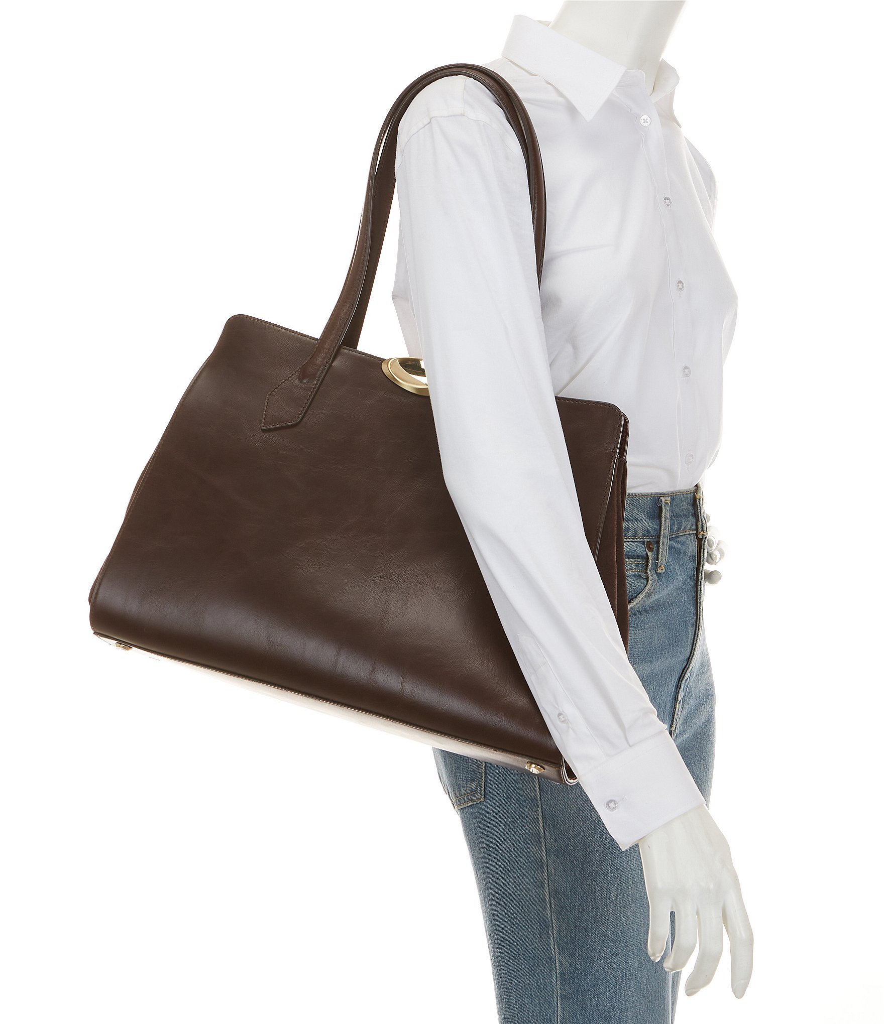 CITRINE June Double Handle Work Tote Bag
