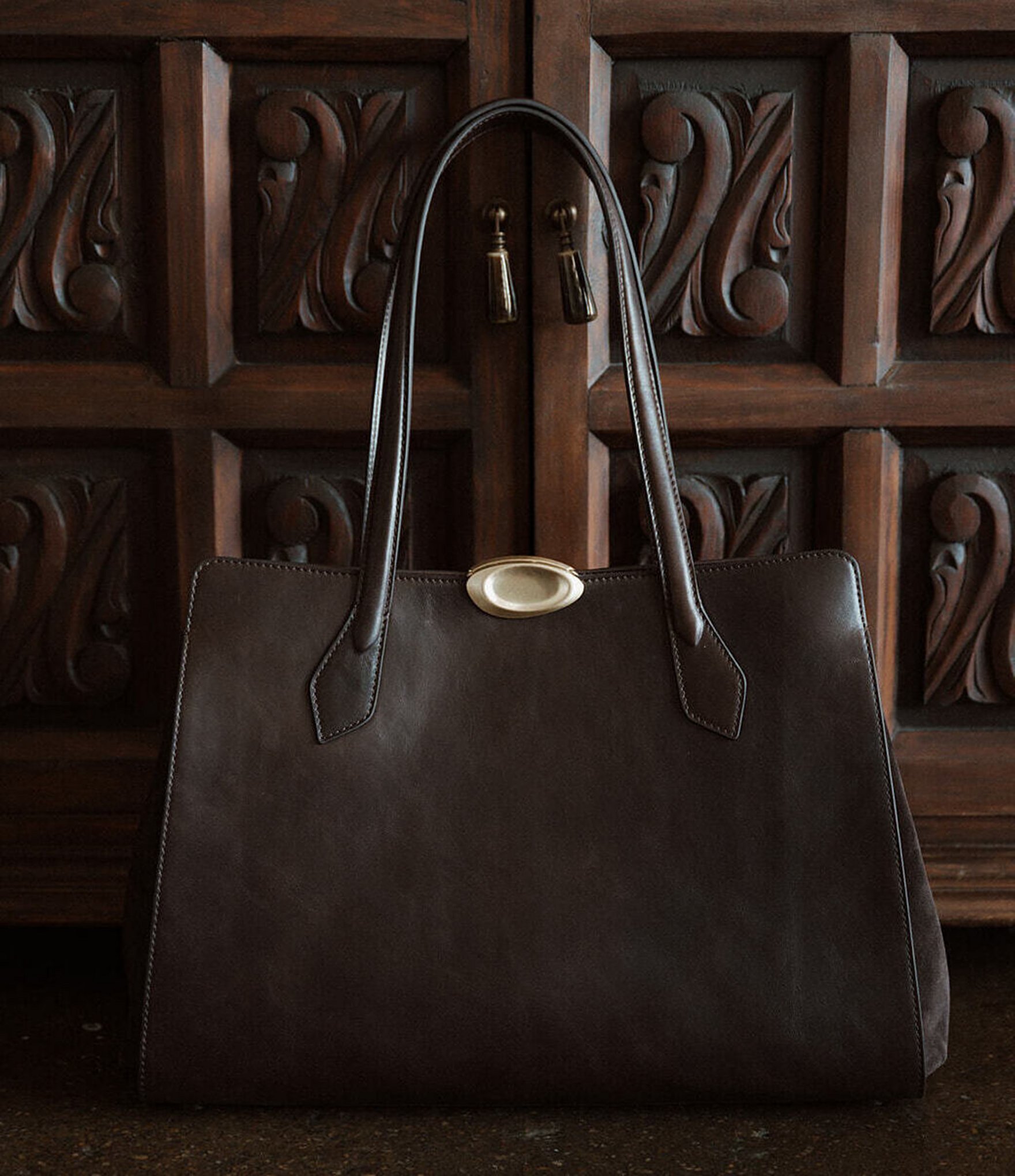 CITRINE June Double Handle Work Tote Bag