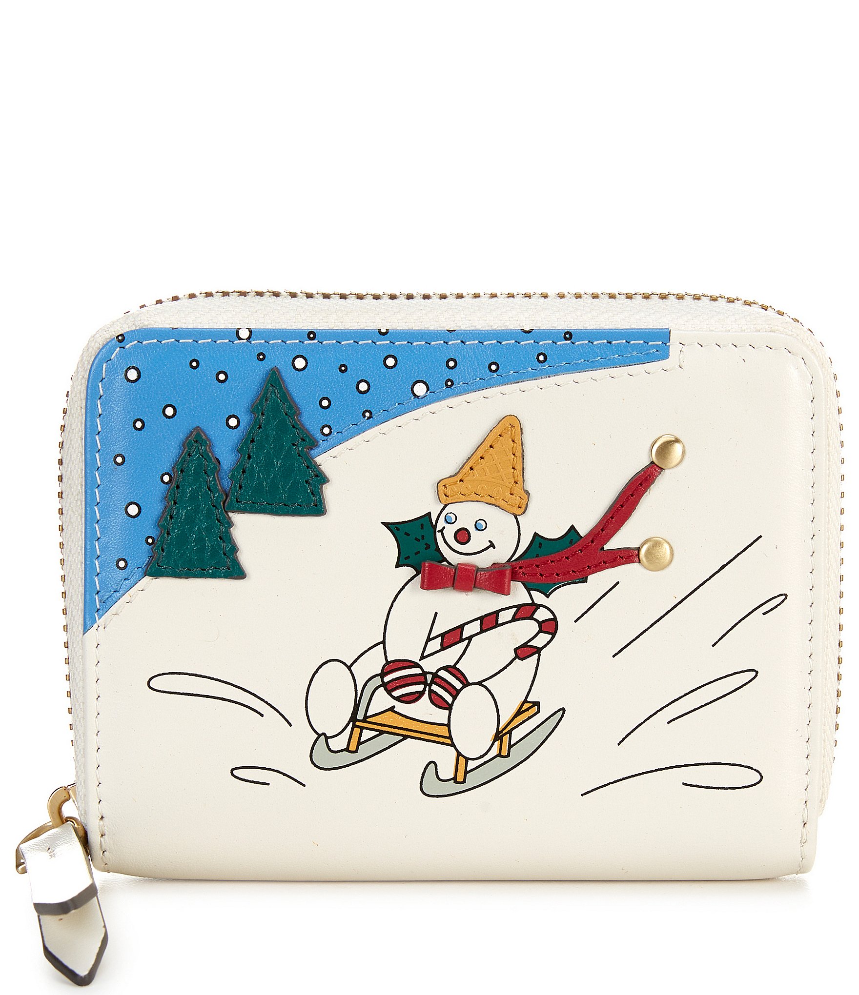 Mr. Bingle Mr. Bingle Christmas Sled Leather Wallet