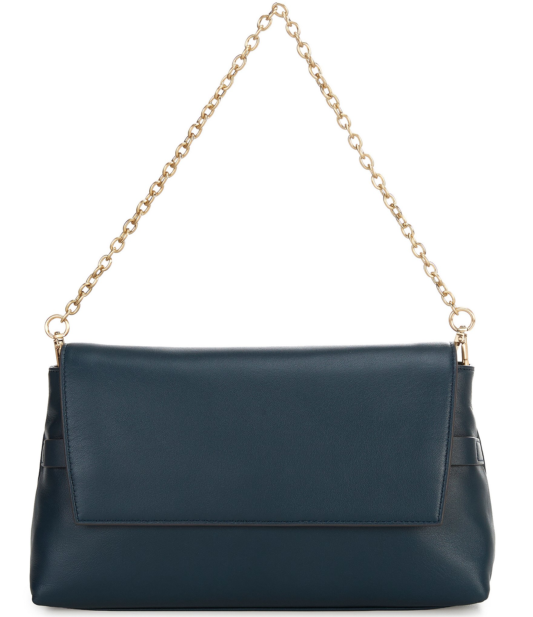 CITRINE Nicole Medium Flapover Chain Clutch Shoulder Bag