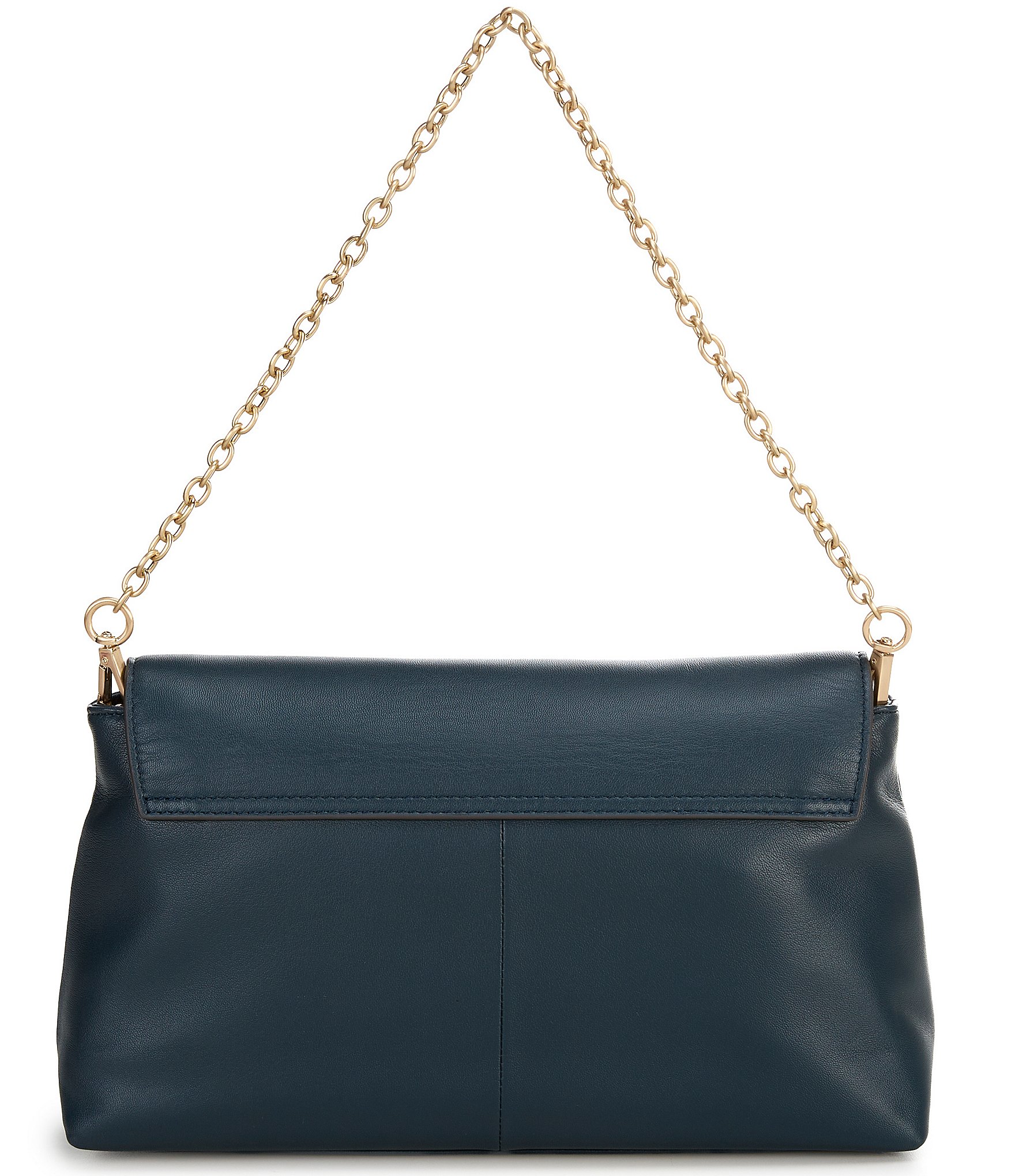 CITRINE Nicole Medium Flapover Chain Clutch Shoulder Bag