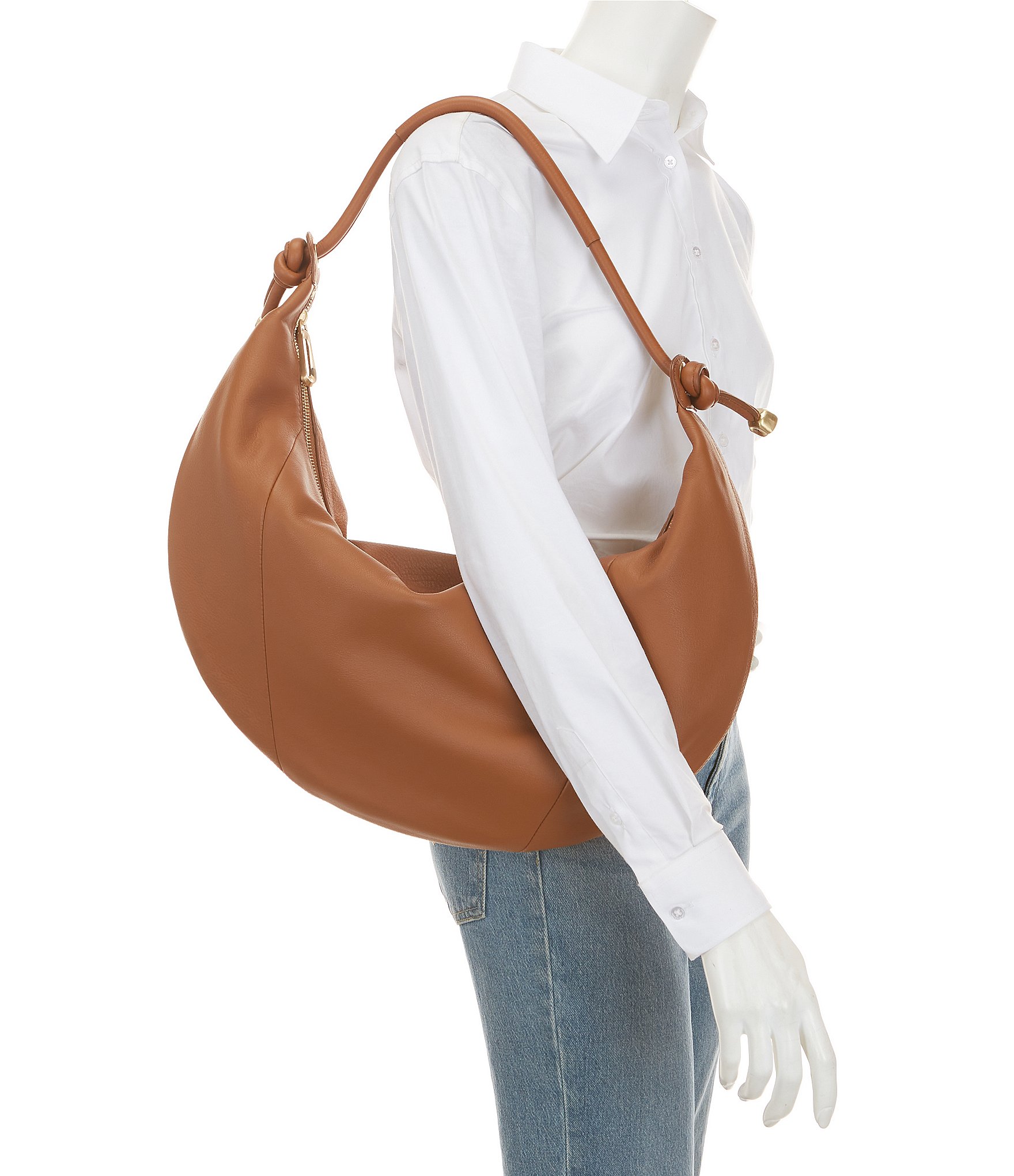 CITRINE Phoenix Crescent Oversized Slouchy Shoulder Bag