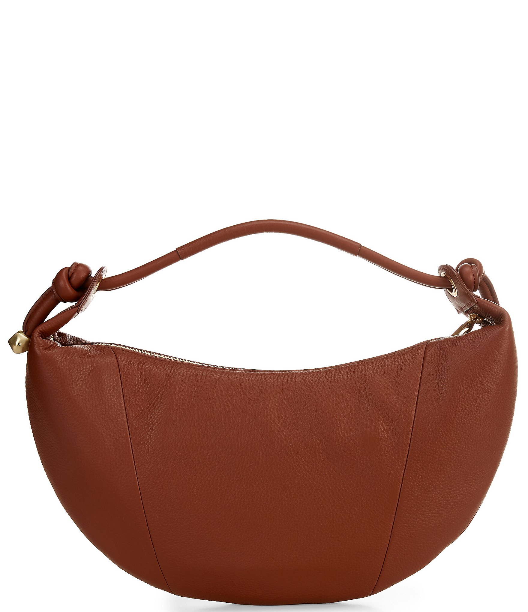 CITRINE Phoenix Suede Medium Hobo Bag