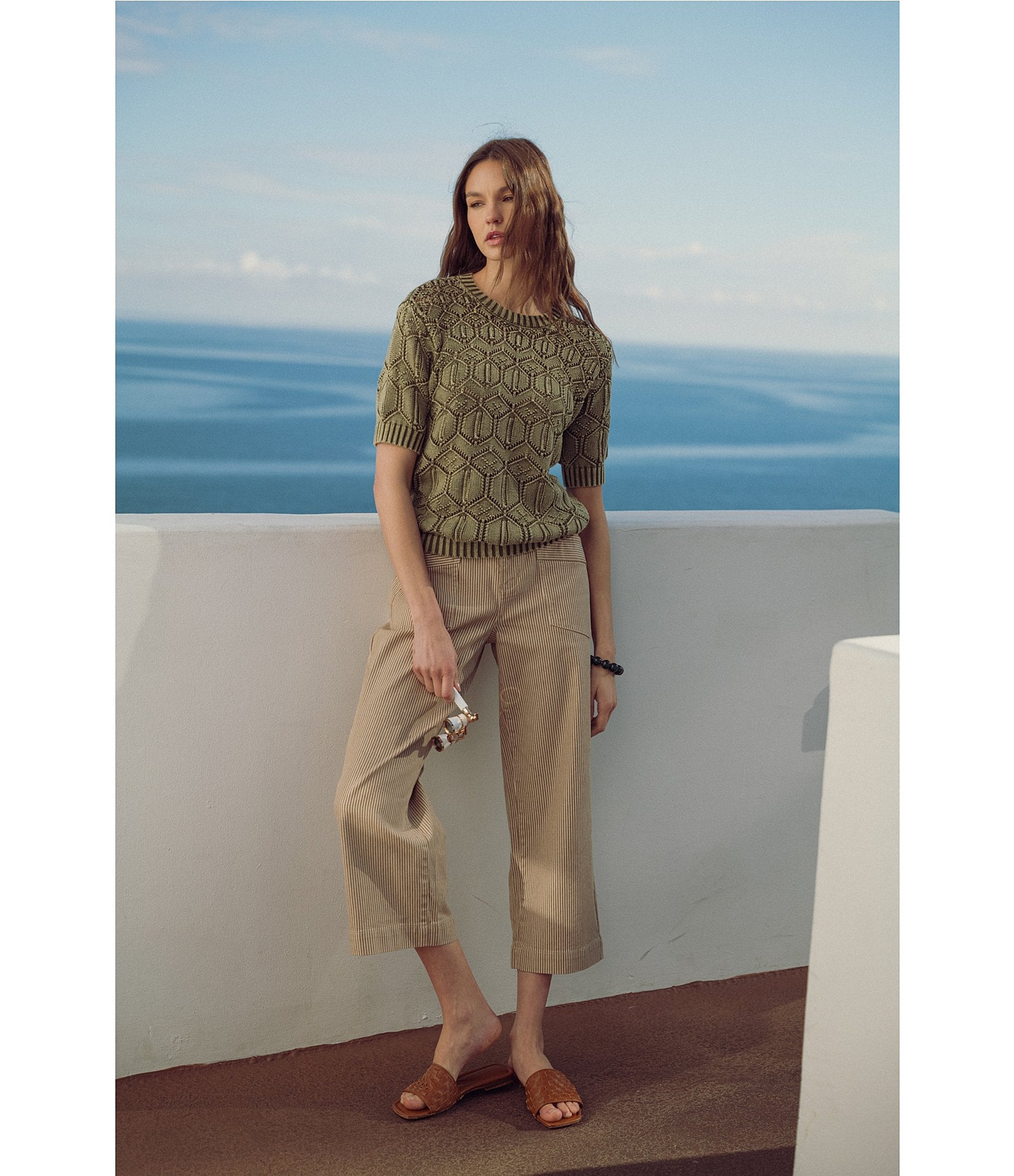 City Blues Relaxed Patch Pocket Crop Pants