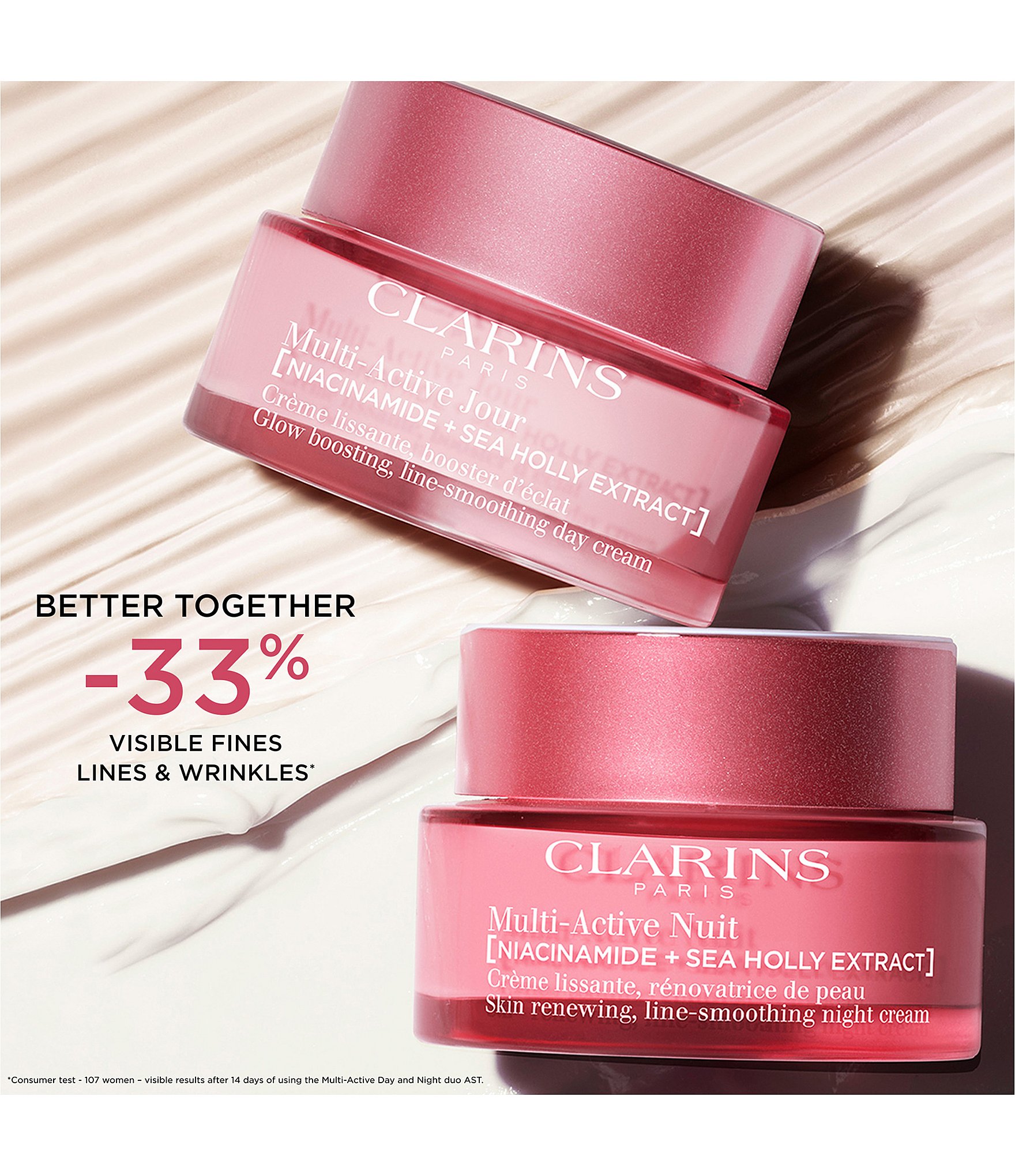 Clarins Holiday 6-Piece Multi-Active Luxury Skincare Gift Set For Lines, Pores, Glow