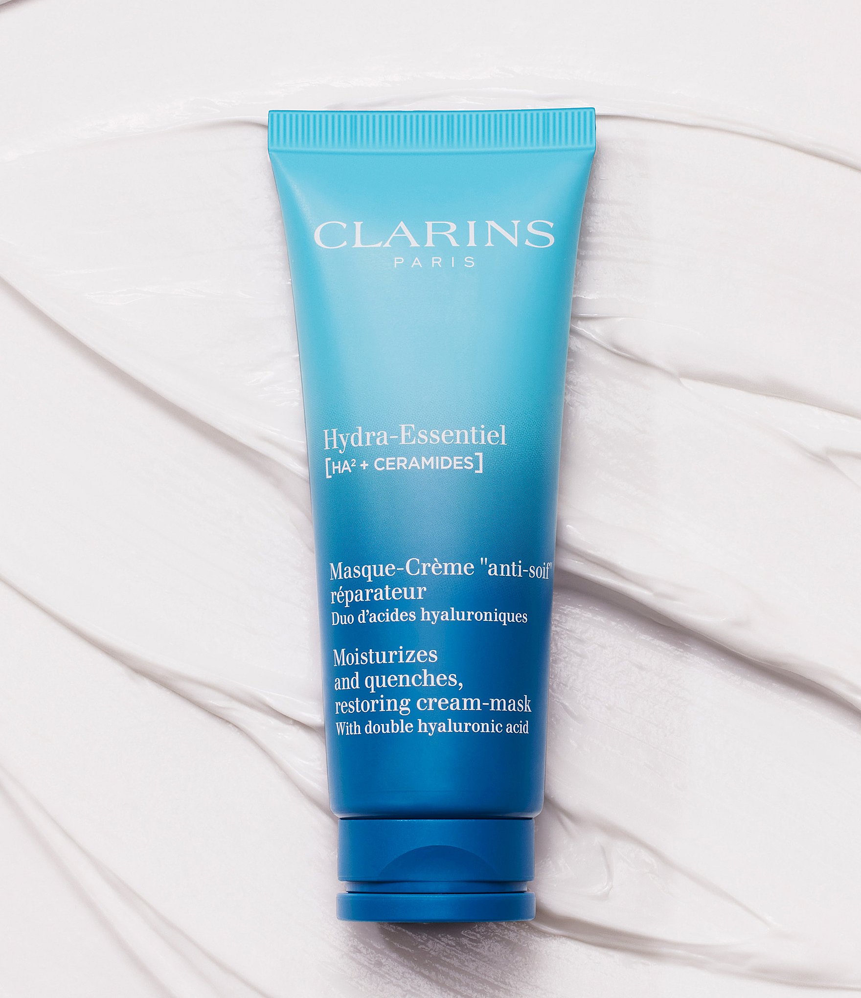 Clarins Hydra-Essentiel Hydrating Mask with Double Hyaluronic Acid