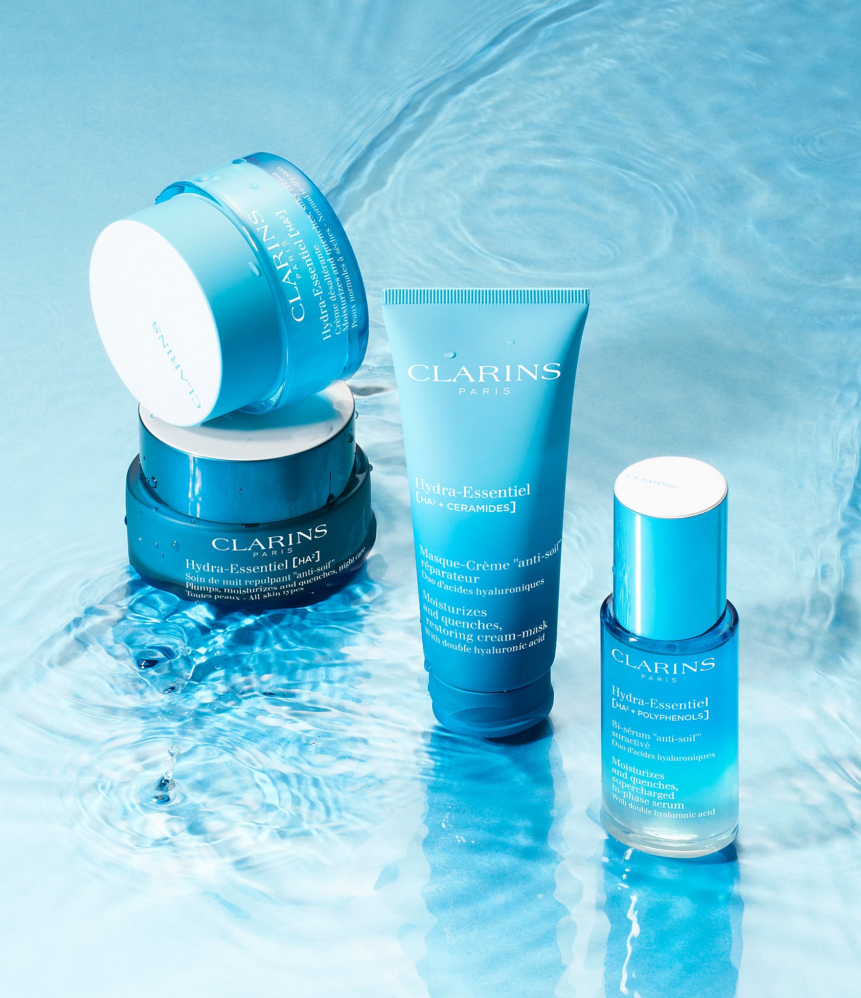 Clarins Hydra-Essentiel Hydrating Mask with Double Hyaluronic Acid