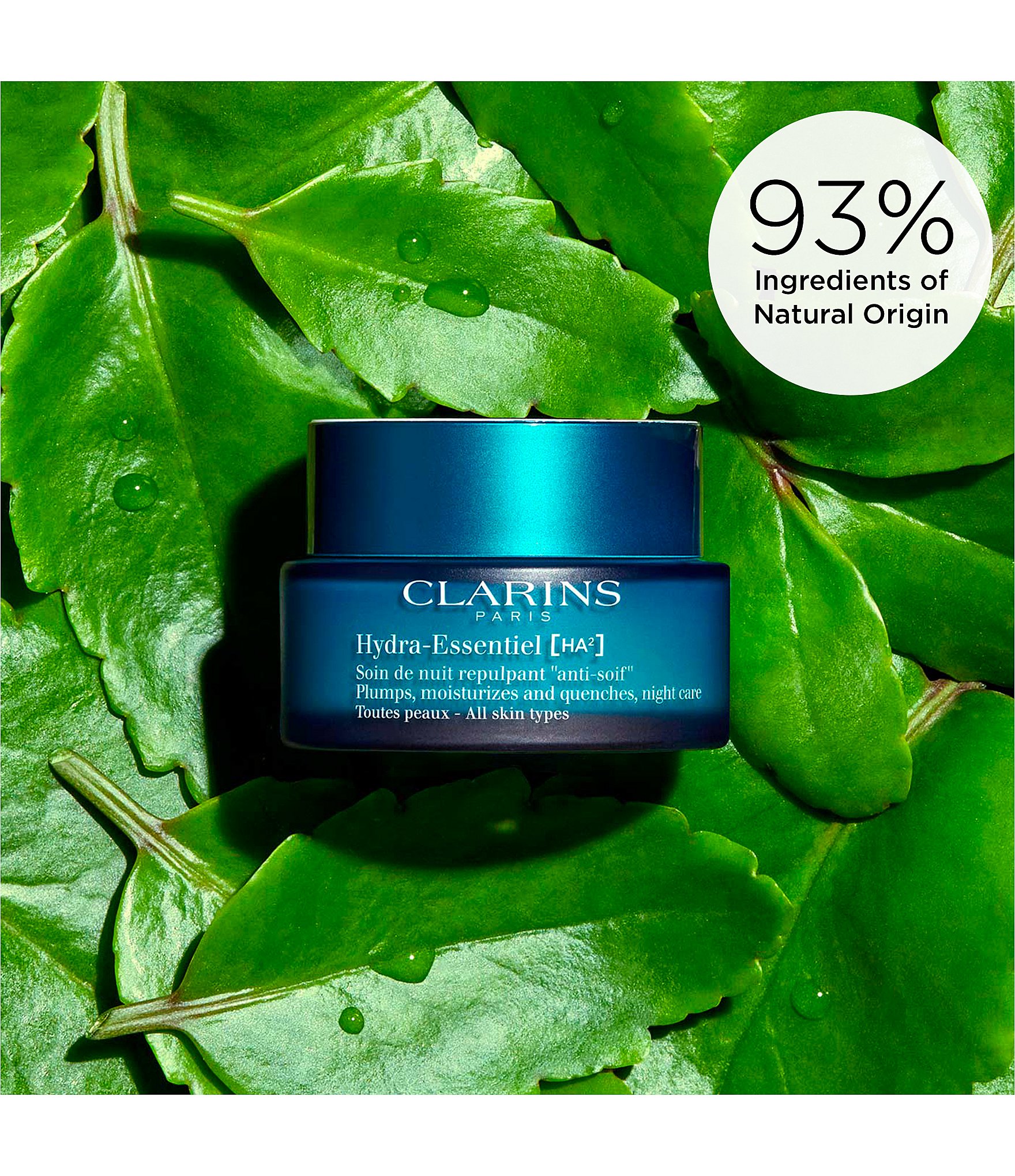 Clarins Hydra-Essentiel Night Moisturizer with Double Hyaluronic Acid