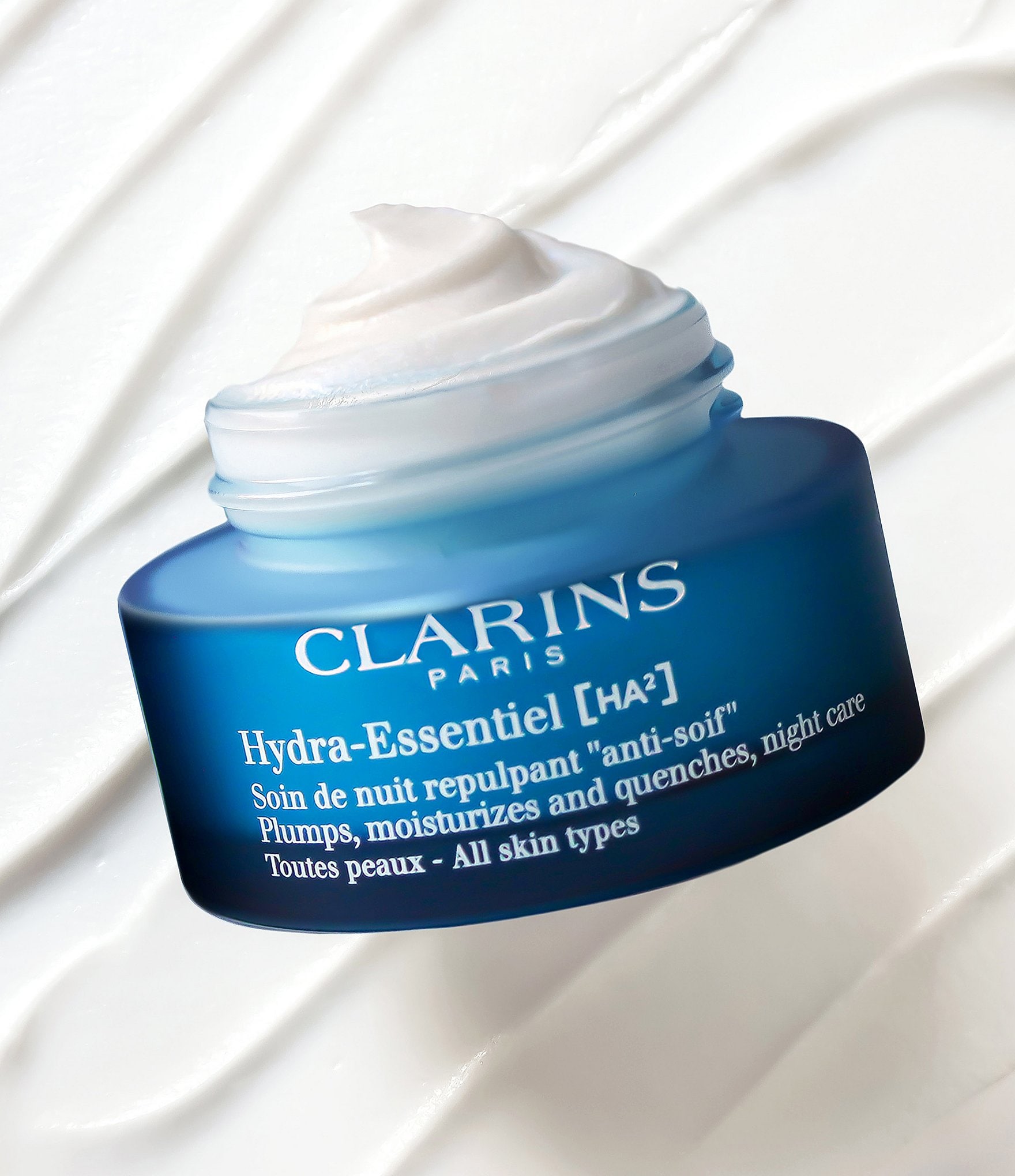 Clarins Hydra-Essentiel Night Moisturizer with Double Hyaluronic Acid